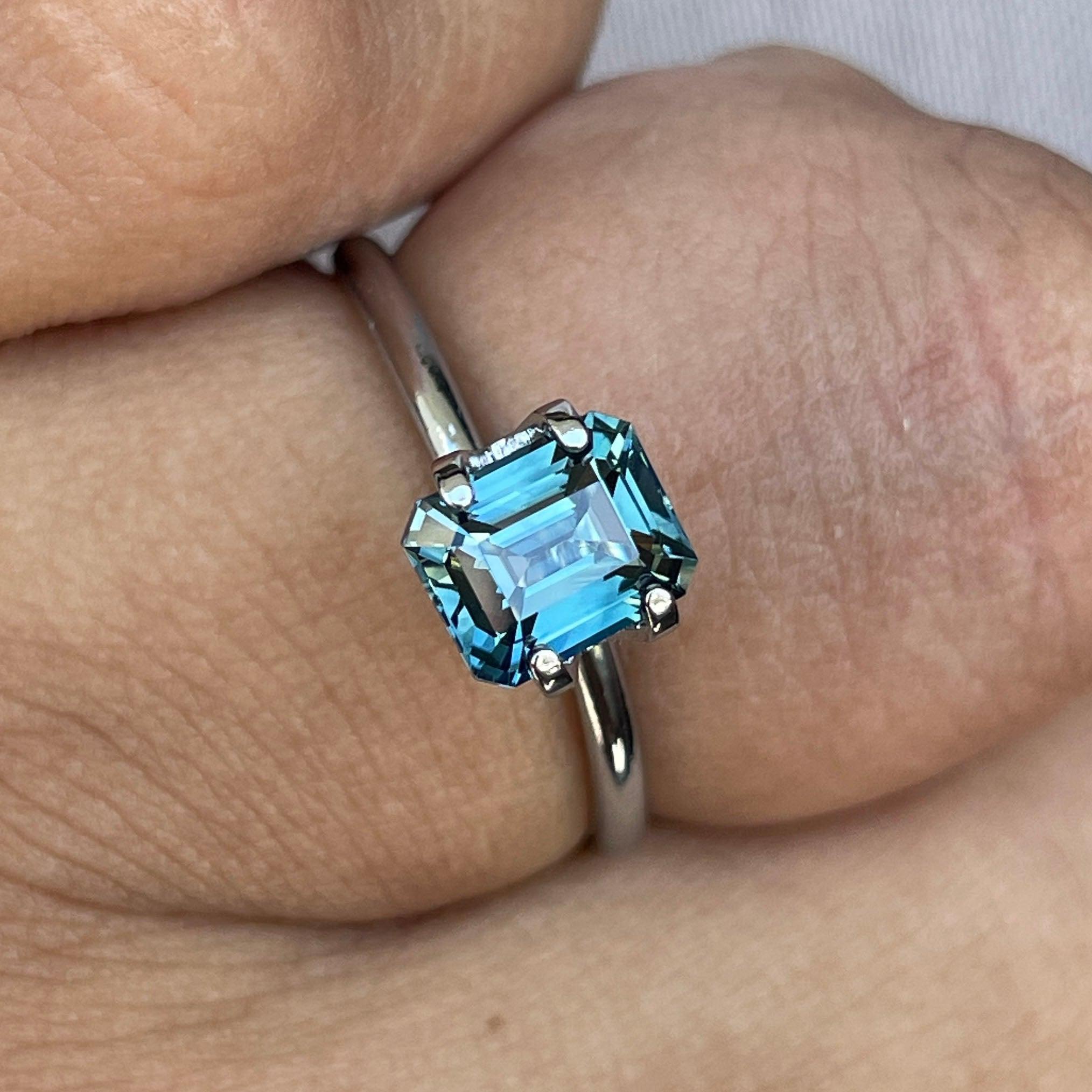 blue green sapphire jewellery