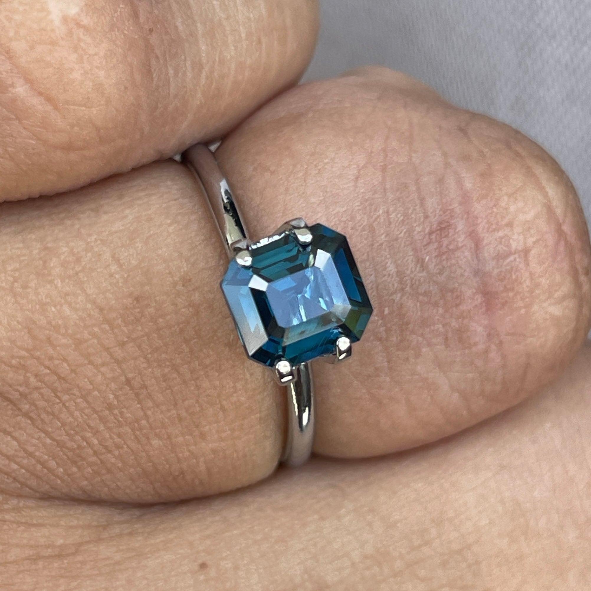 blue green sapphire jewellery