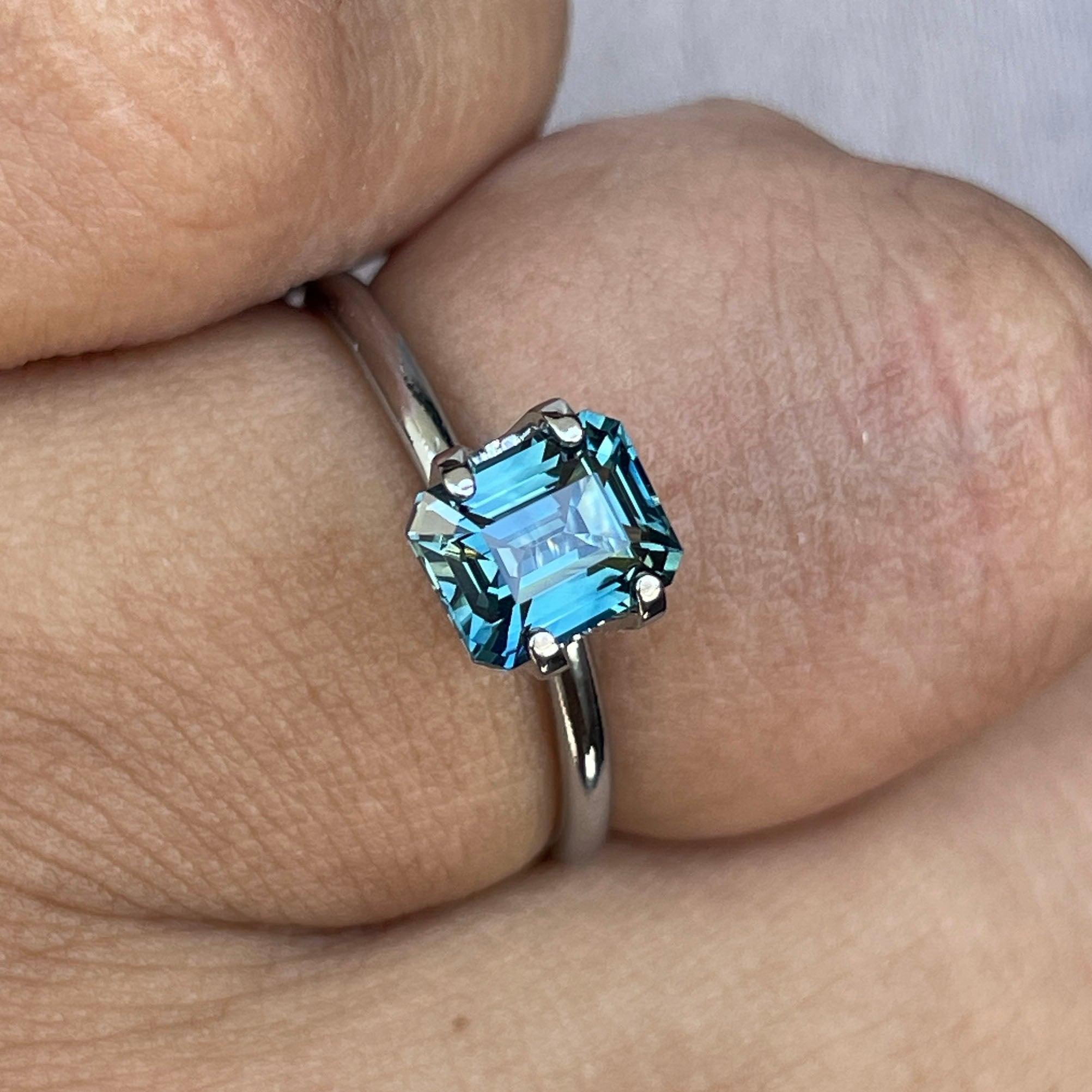 blue green sapphire jewellery