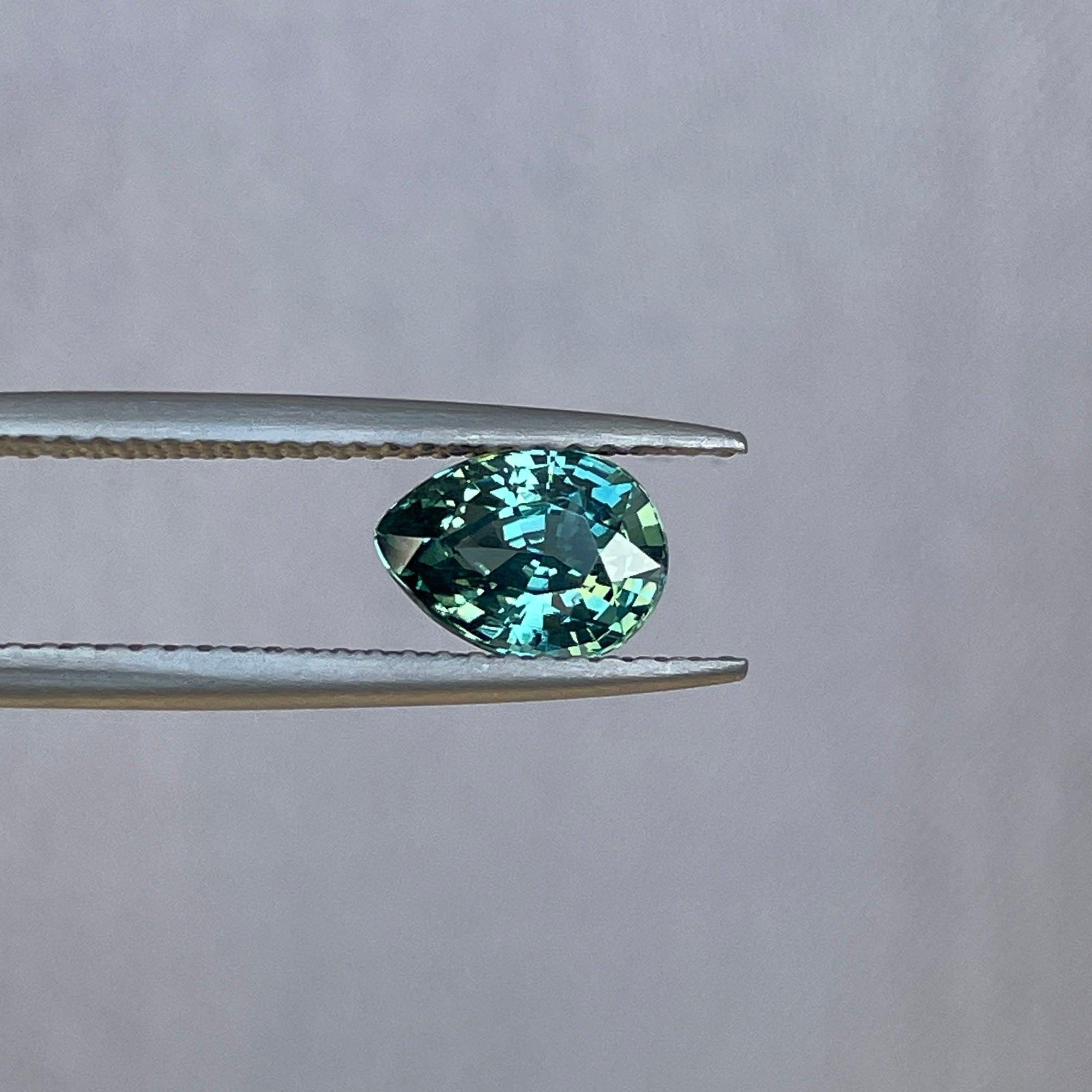 blue green sapphire
