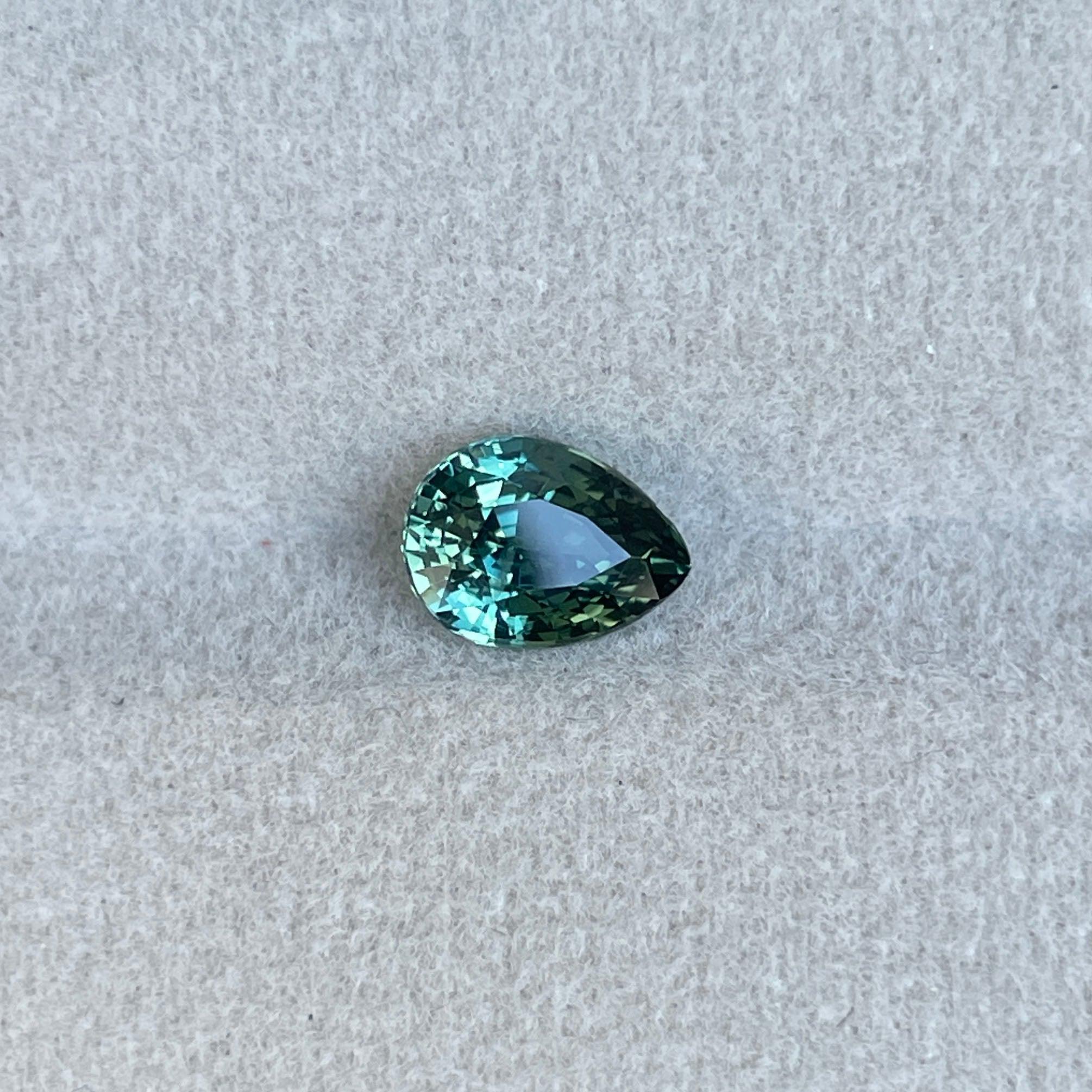 blue green sapphire
