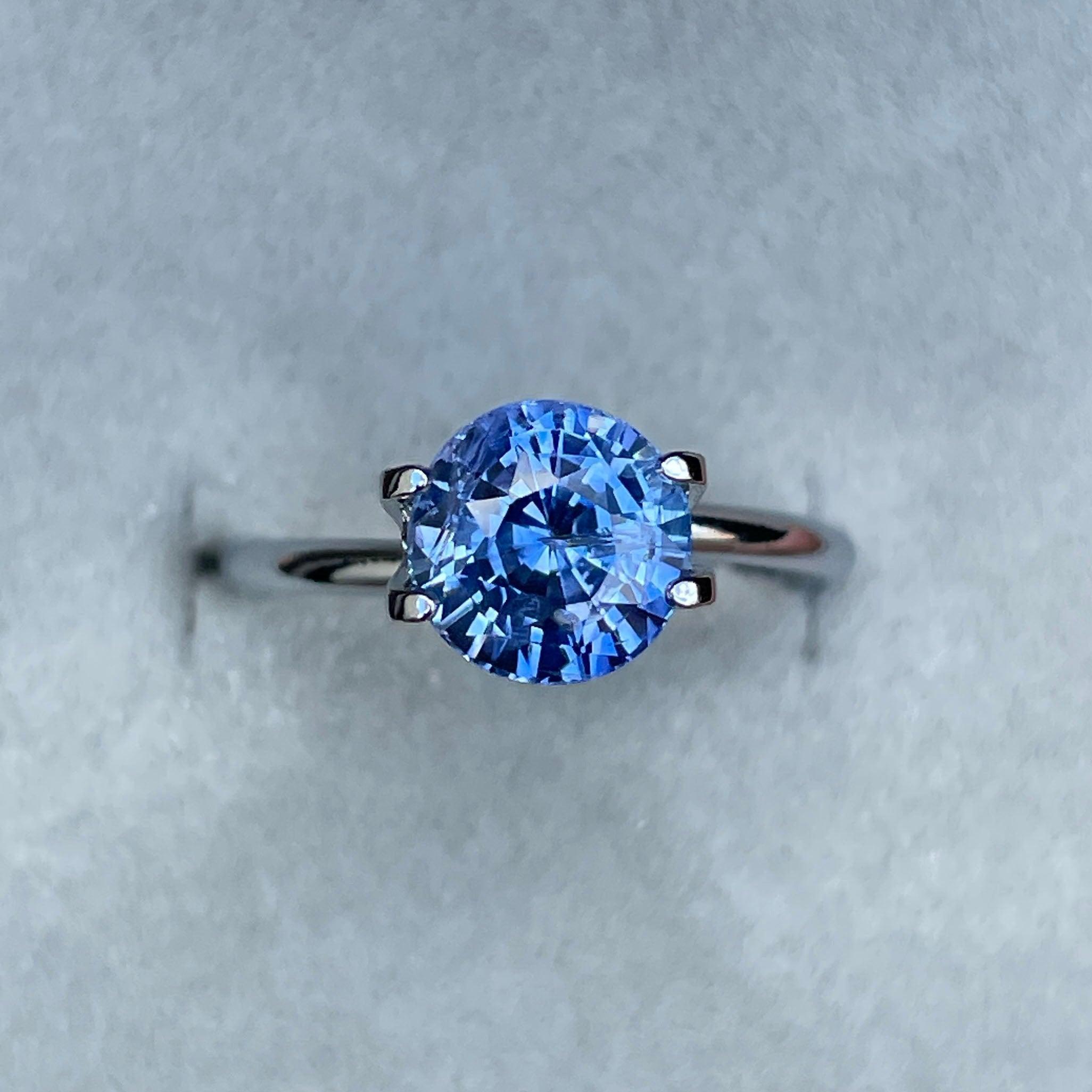 blue sapphire engagement rings