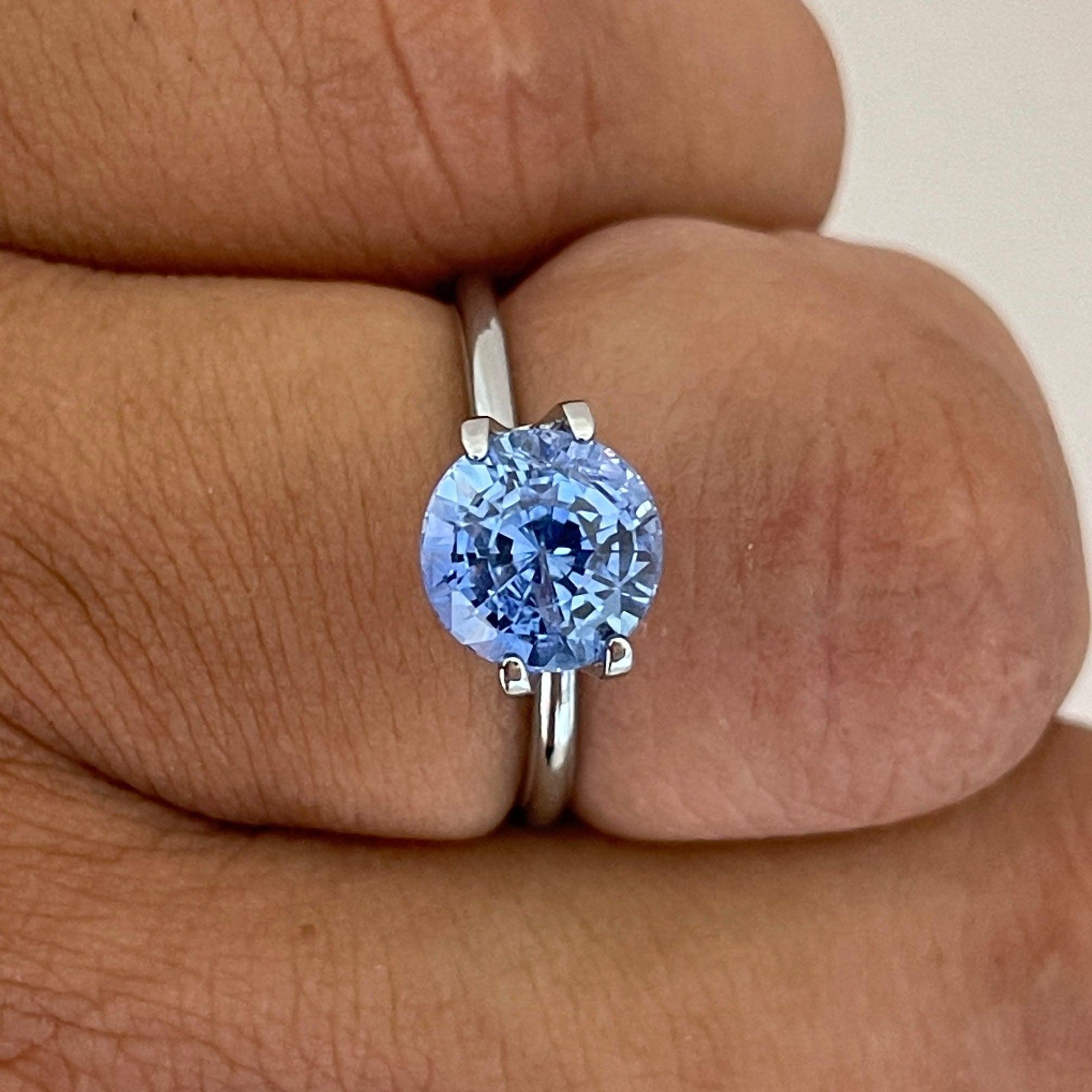 blue sapphire engagement rings