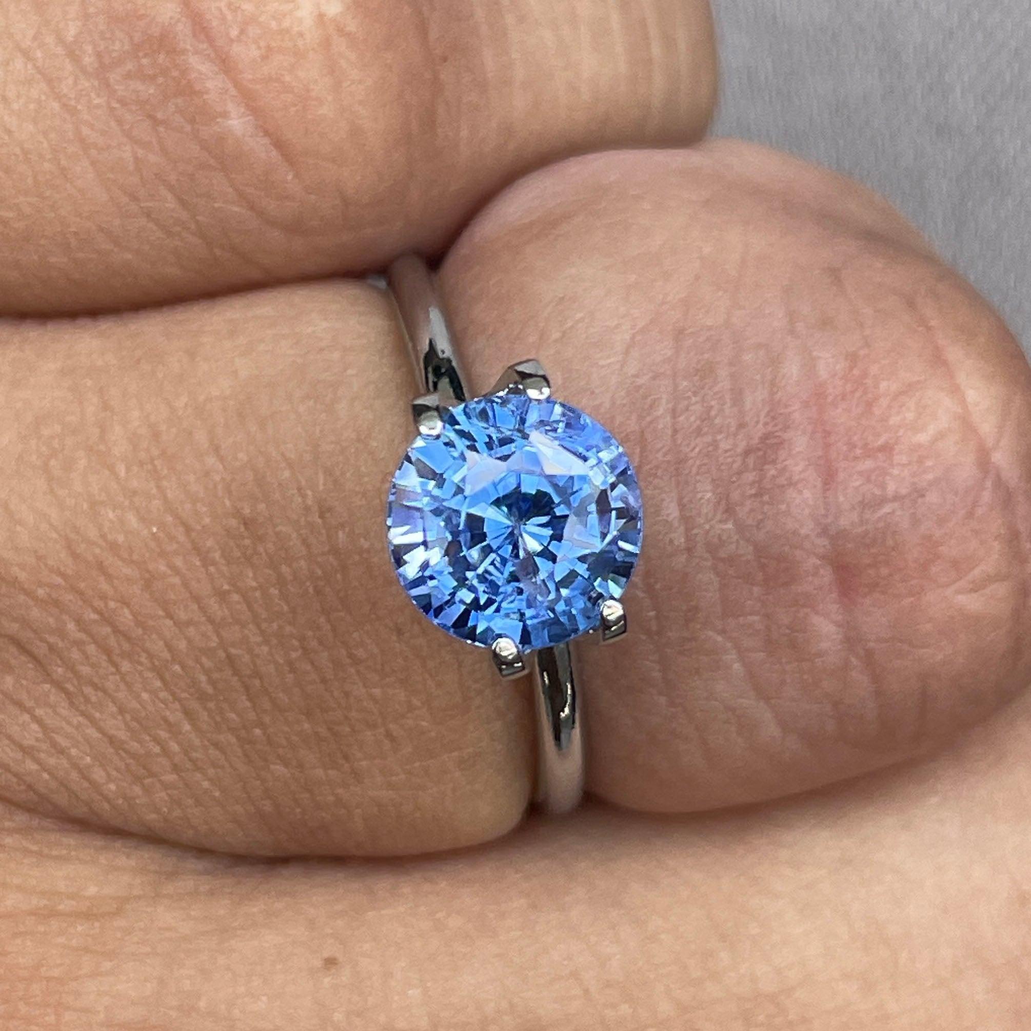 blue sapphire engagement rings