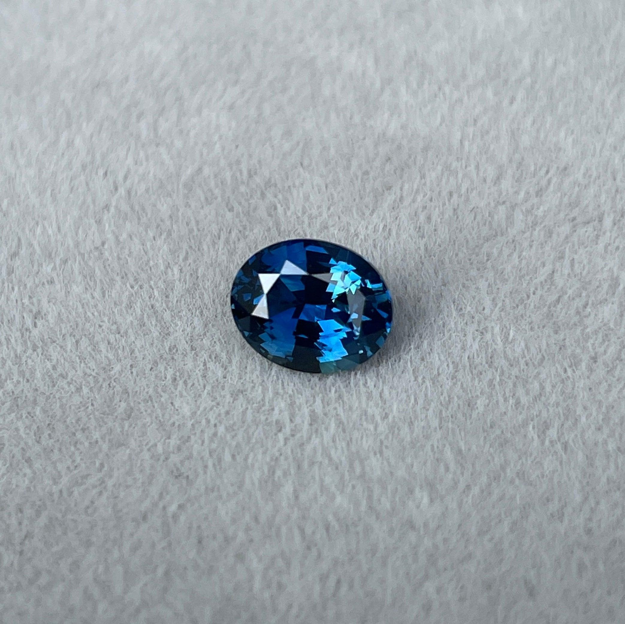 blue sapphire engagement rings