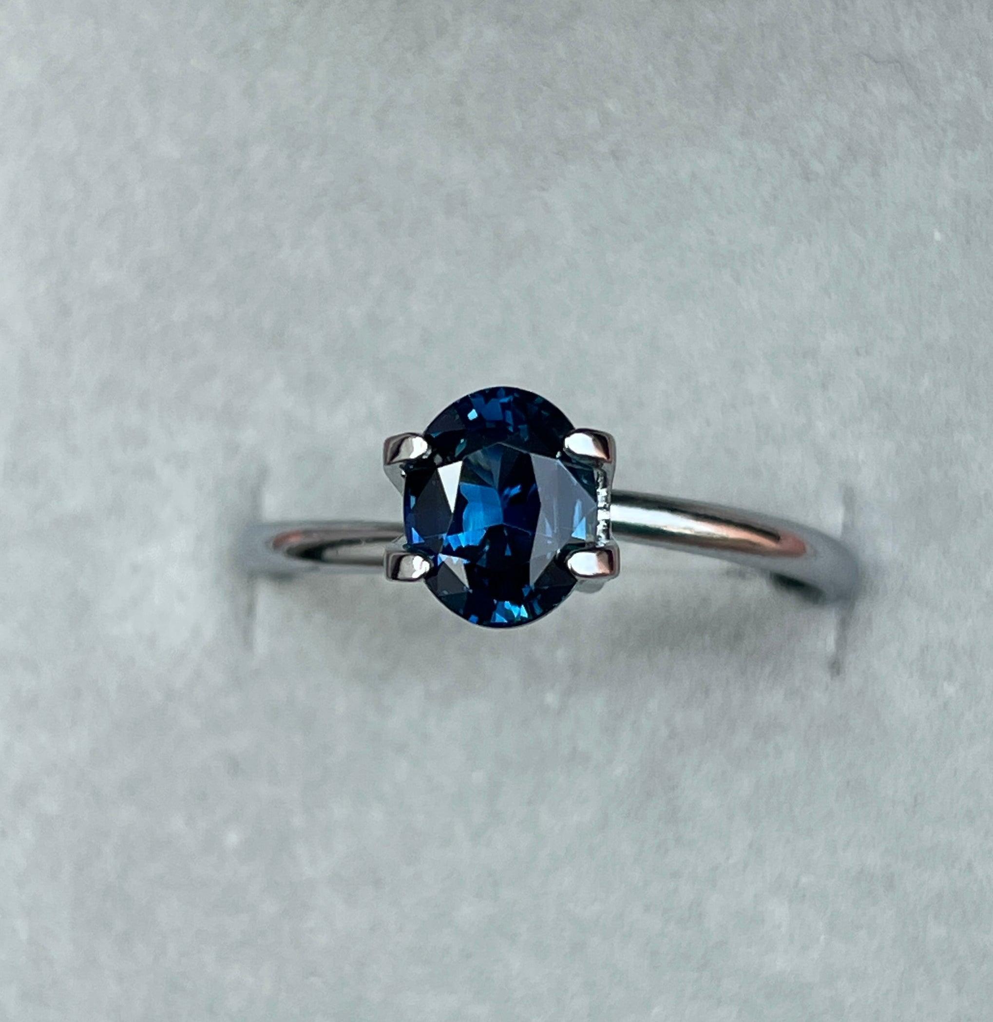blue sapphire engagement rings