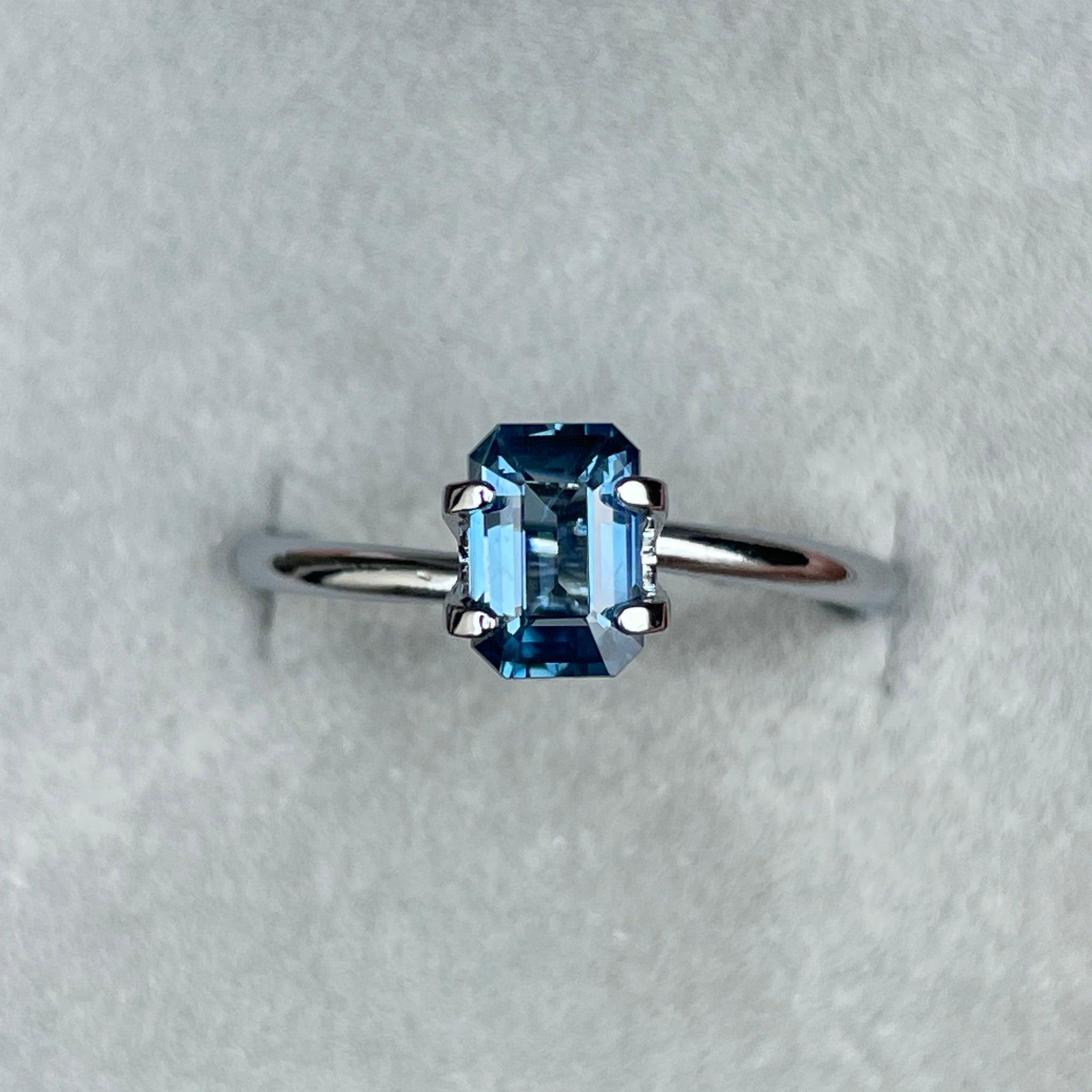 bluish green sapphire precious stone