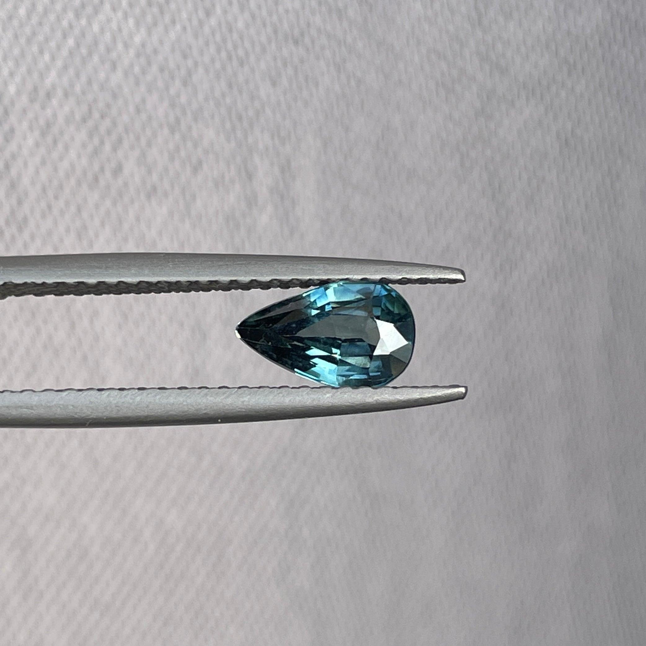 bluish green sapphire precious stone