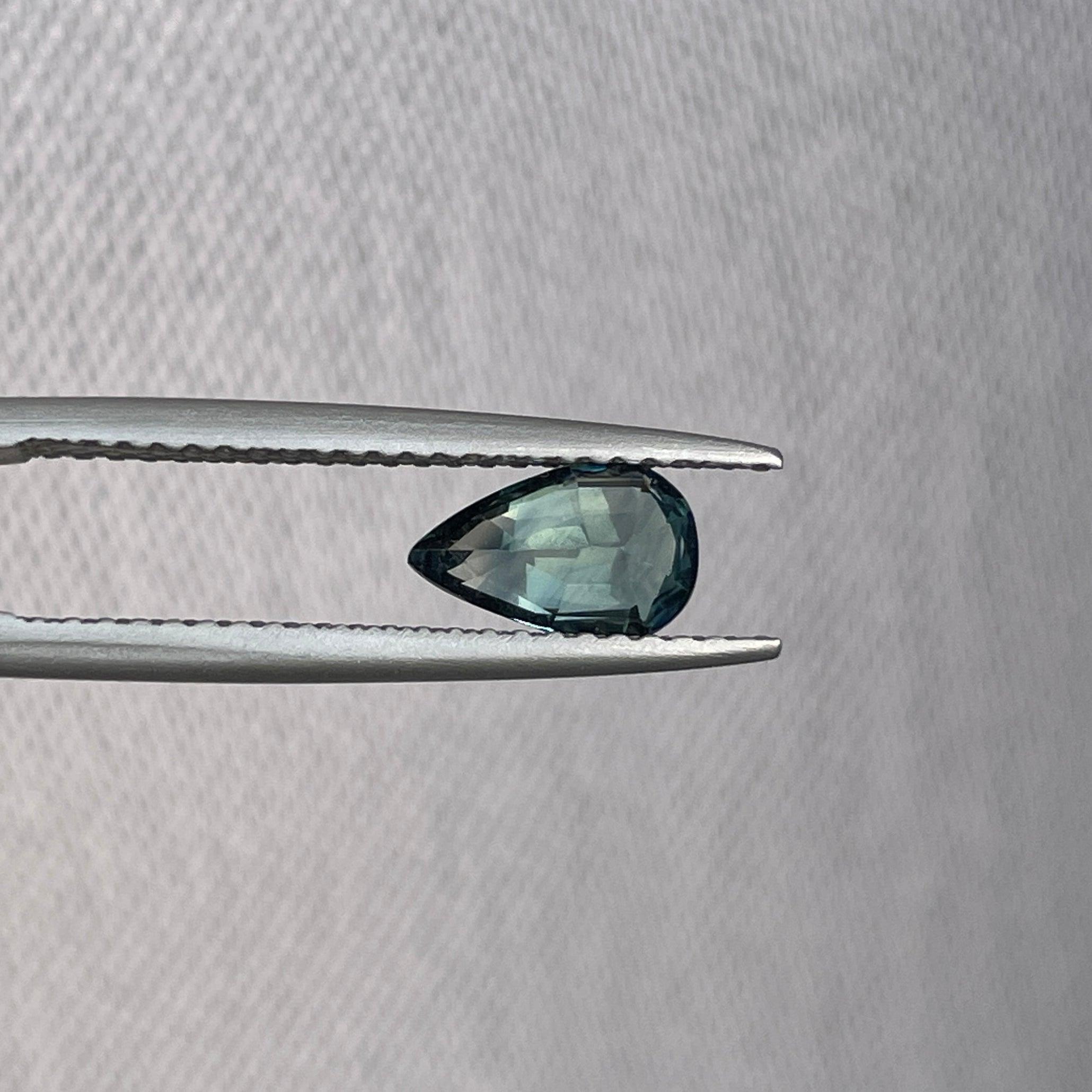 bluish green sapphire precious stone