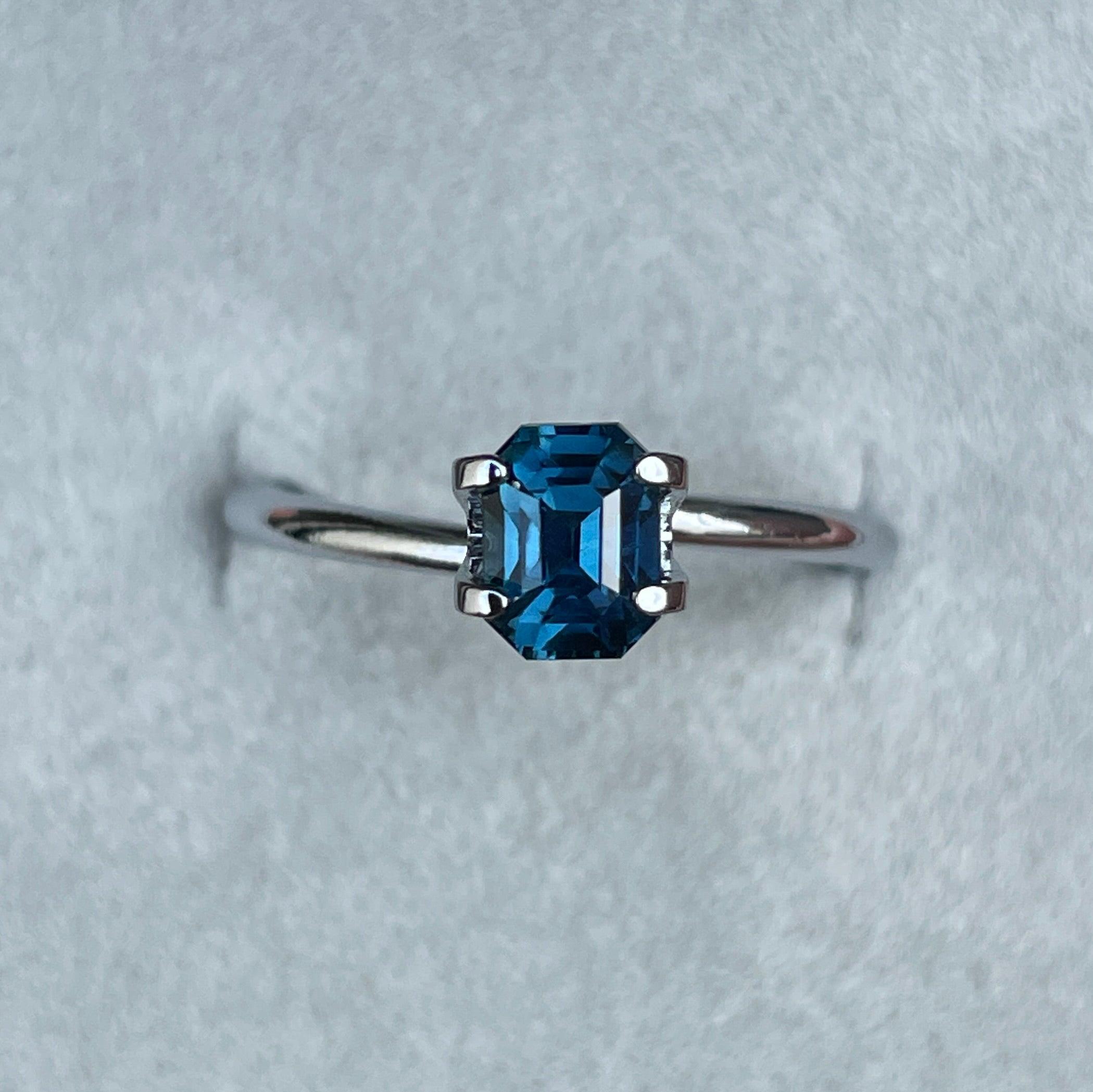 bluish green sapphire precious stone