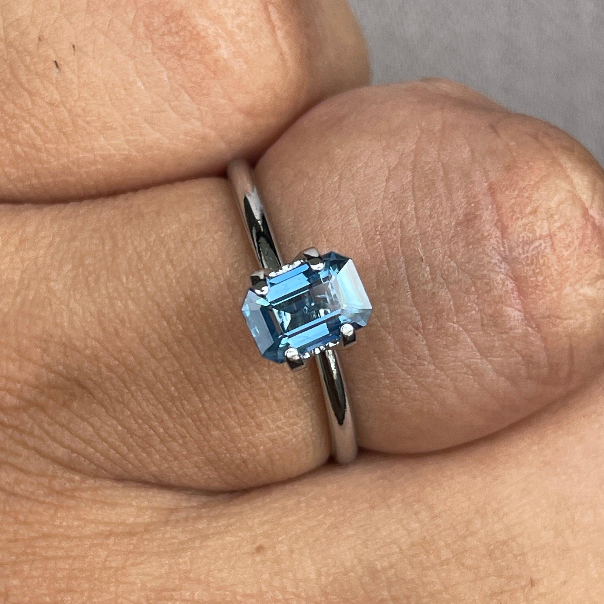 bluish green sapphire precious stone