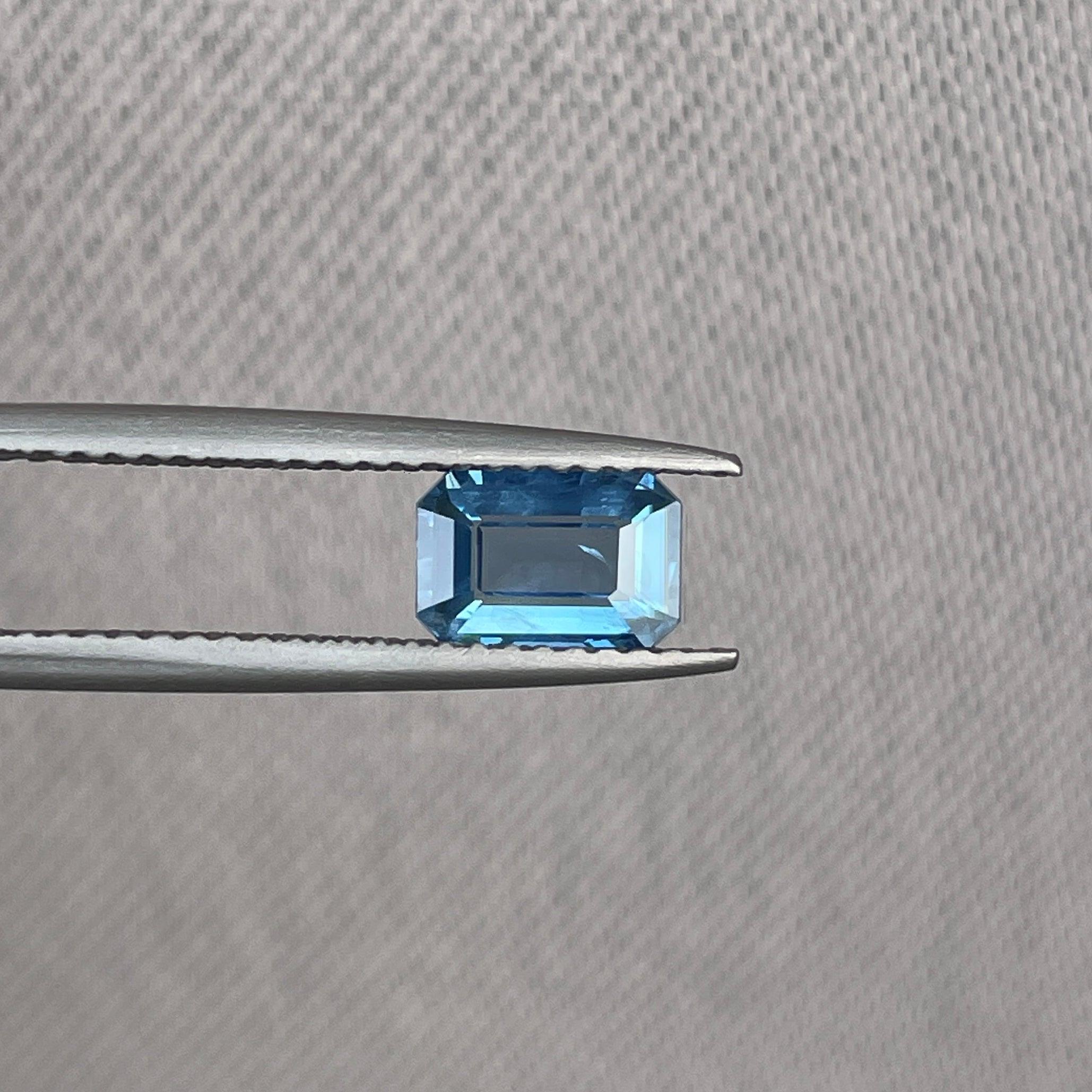 bluish green sapphire precious stone