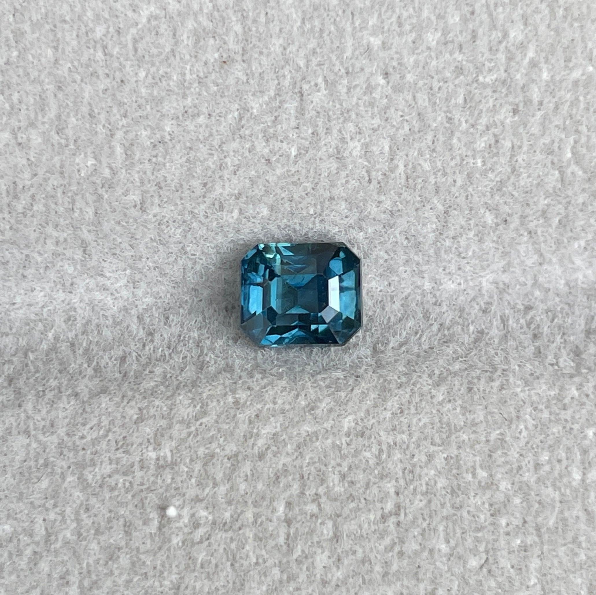 bluish green sapphire precious stone