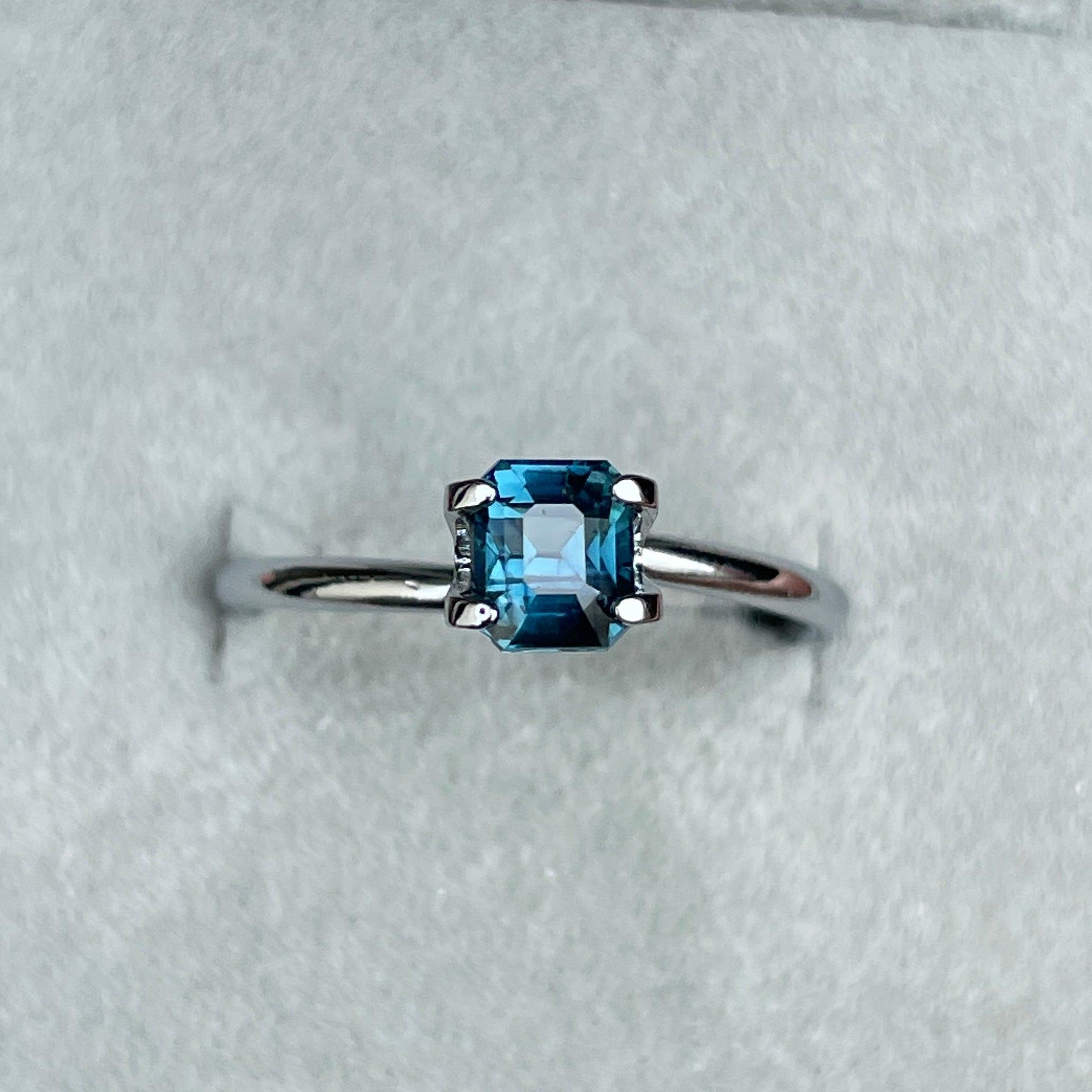 bluish green sapphire precious stone