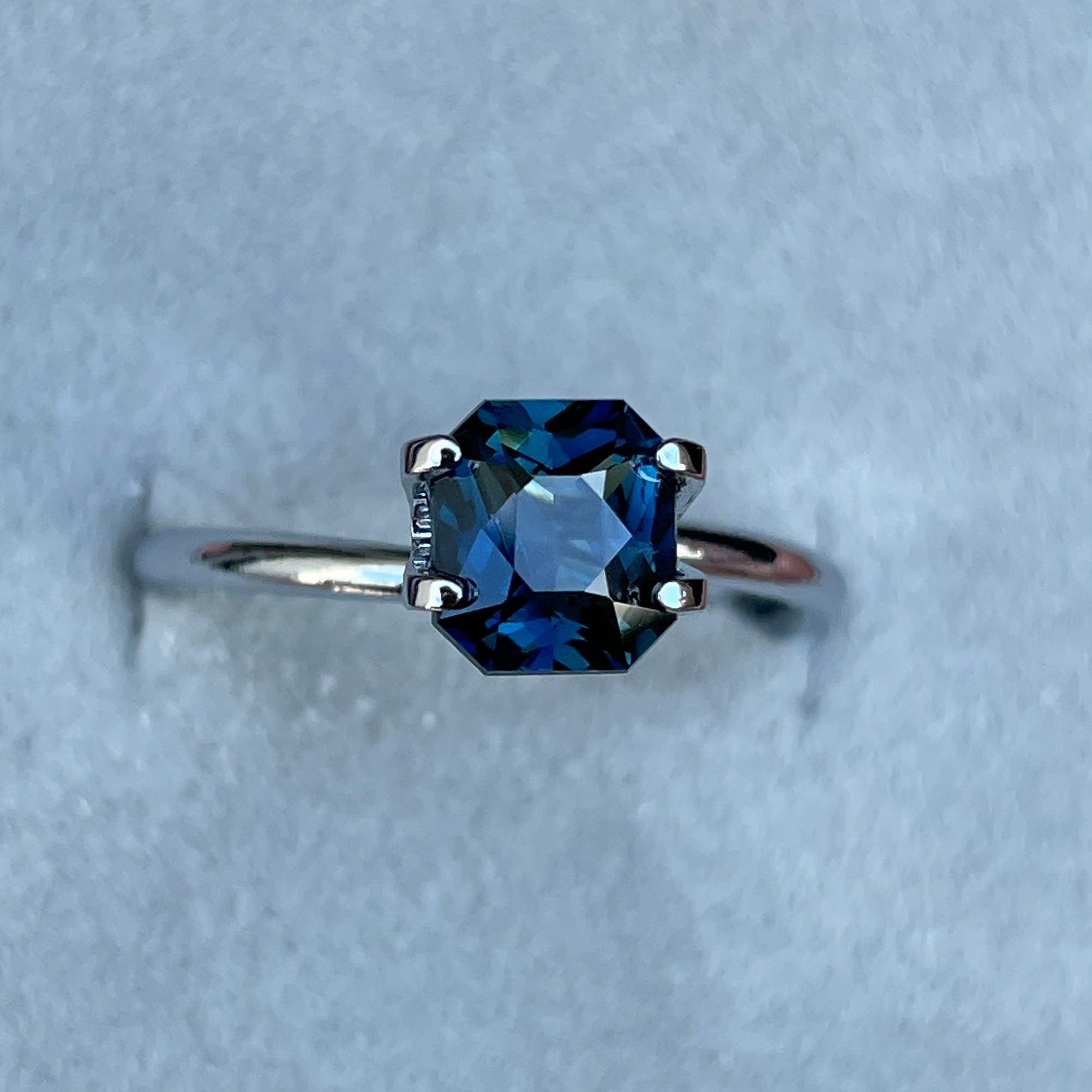 bluish green sapphire precious stone