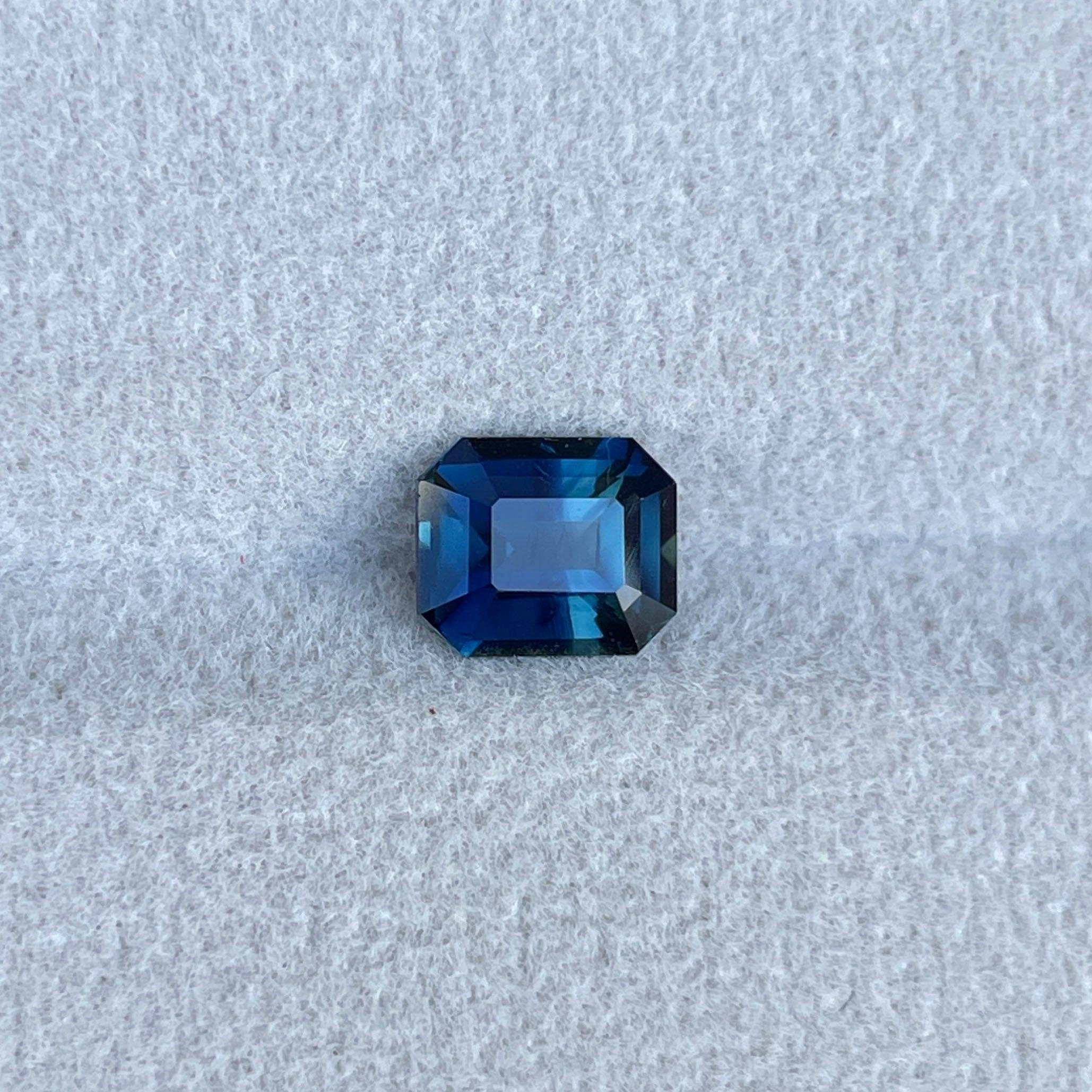 bluish green sapphire precious stone