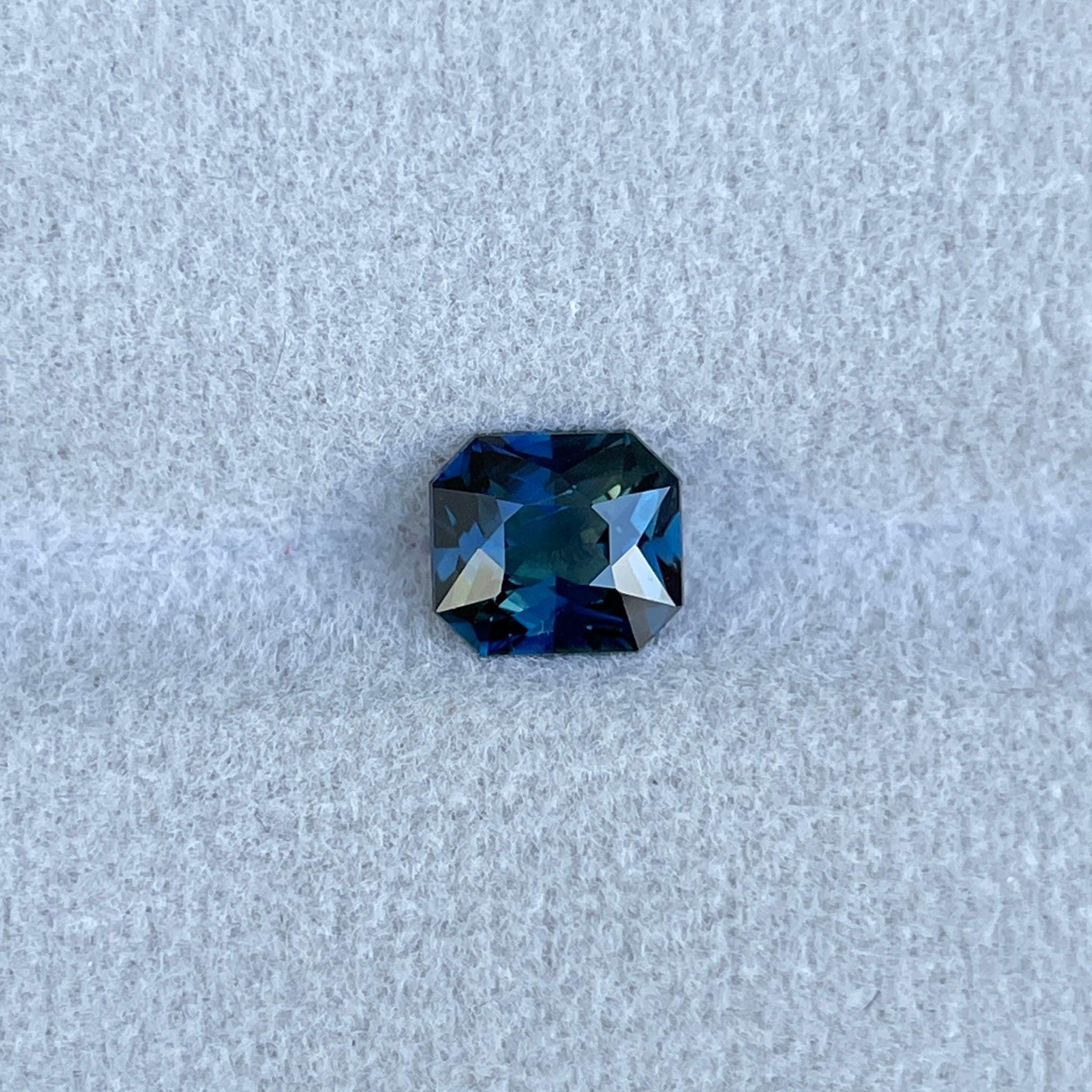 bluish green sapphire precious stone