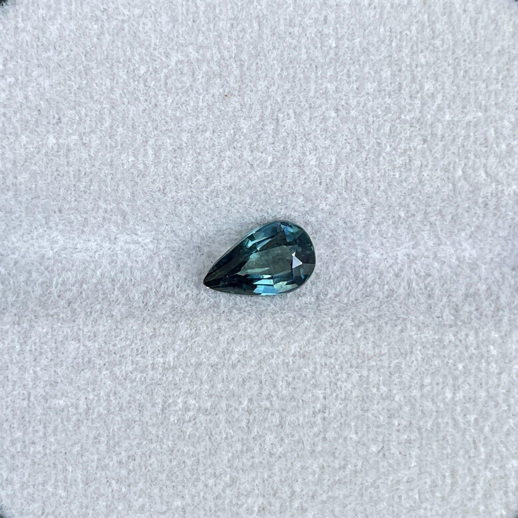bluish green sapphire precious stone