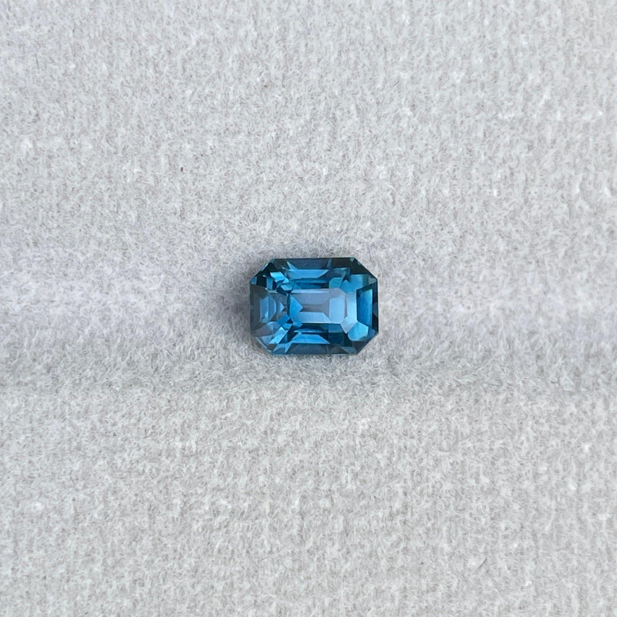 bluish green sapphire precious stone