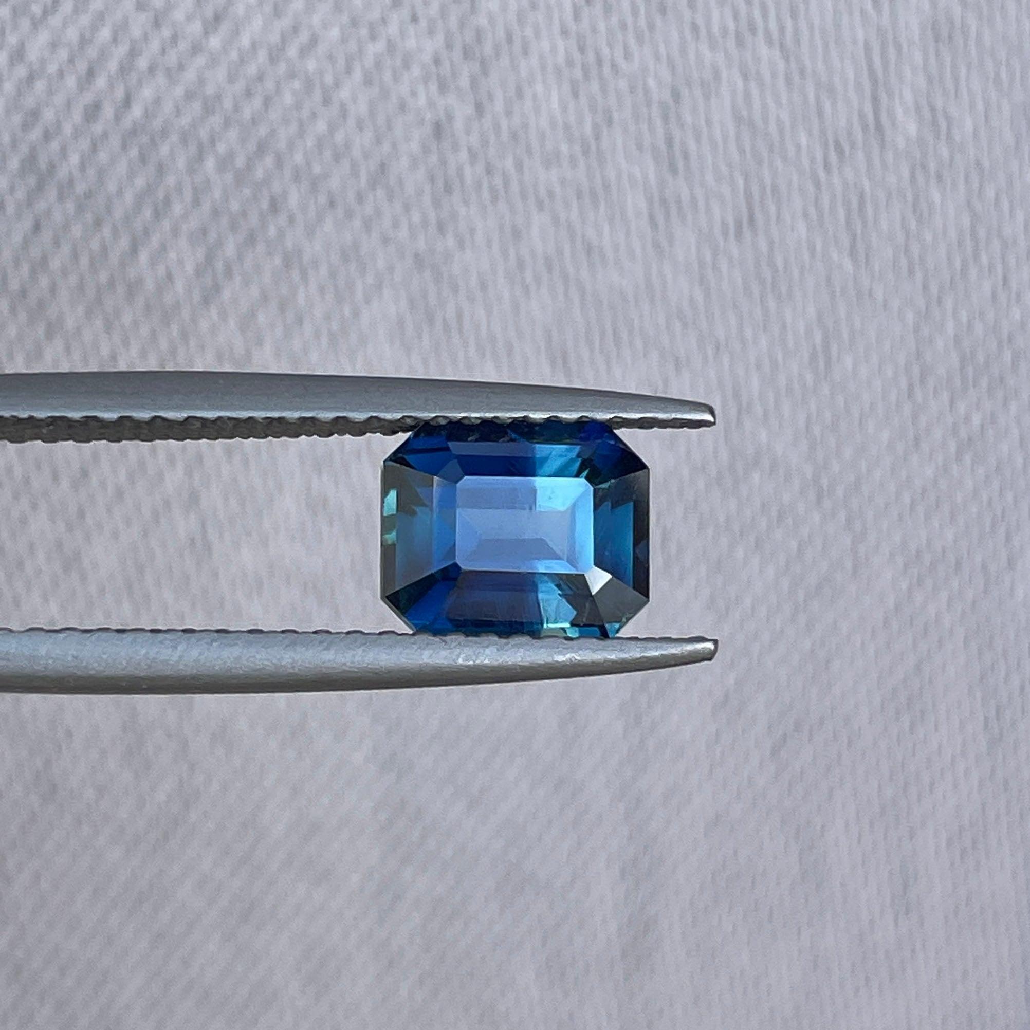 bluish green sapphire precious stone