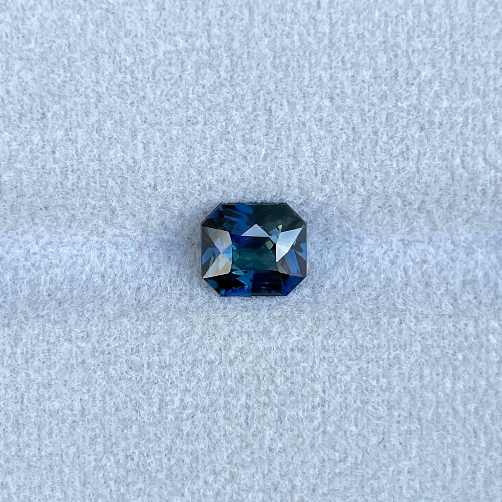 bluish green sapphire precious stone