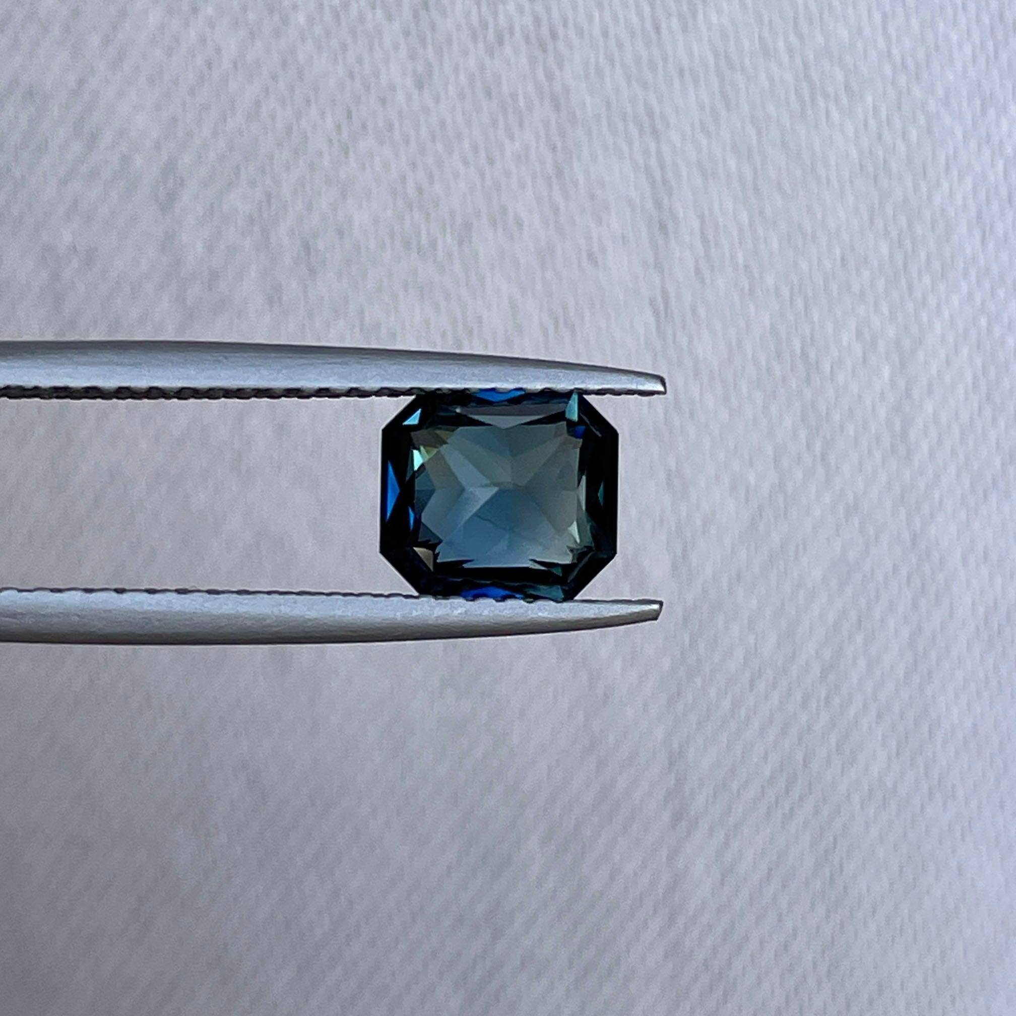 bluish green sapphire precious stone