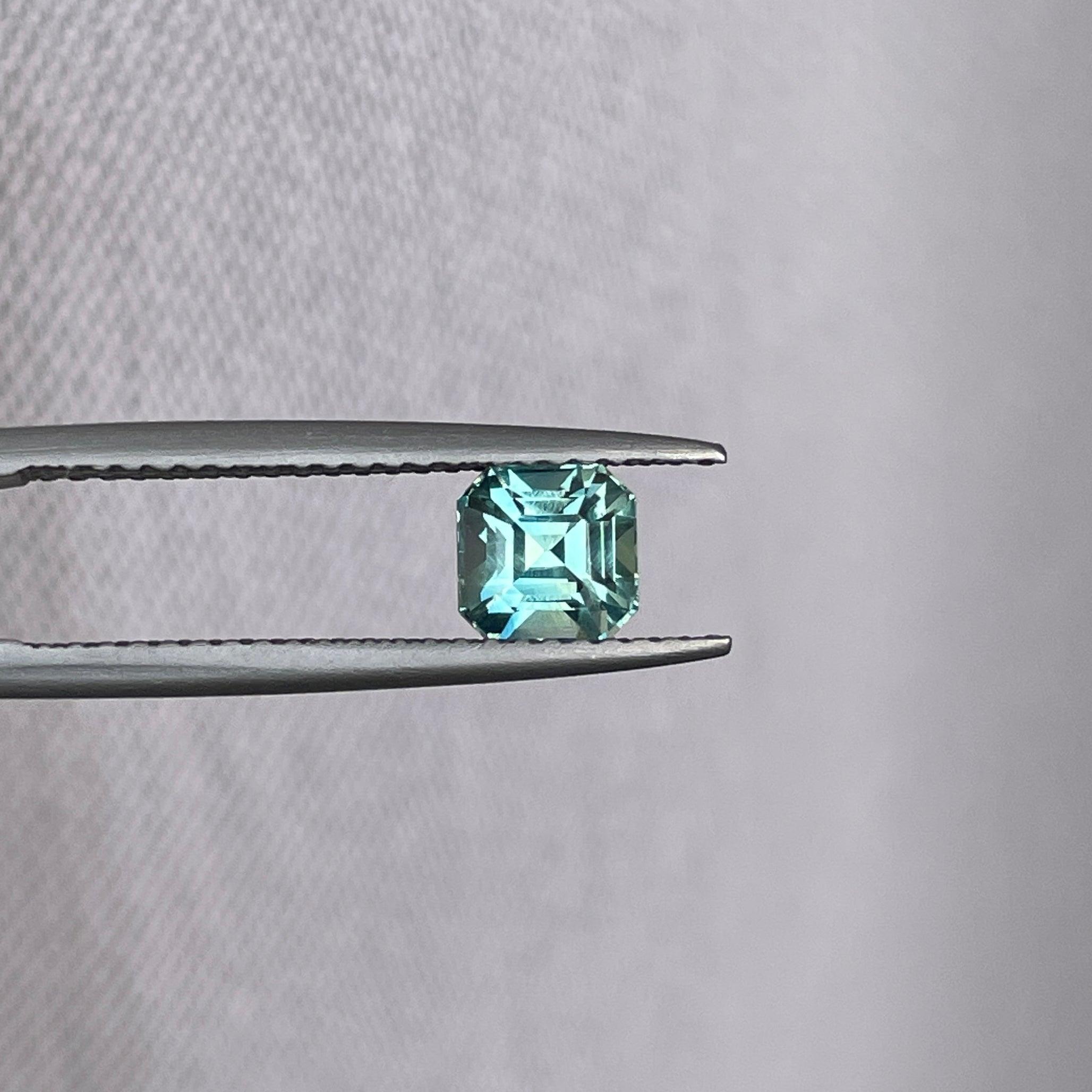bluish green sapphire precious stone