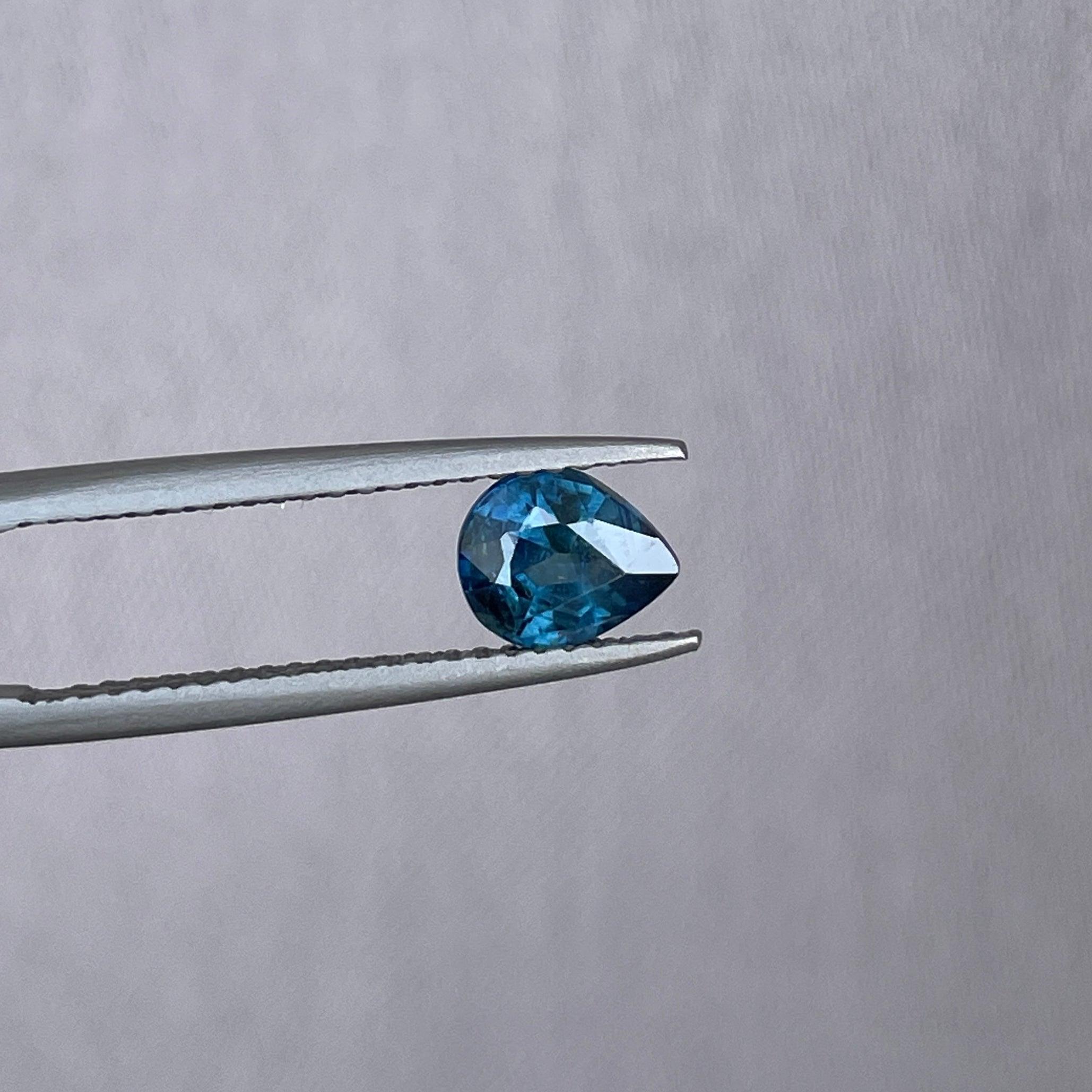 bluish green sapphire precious stone