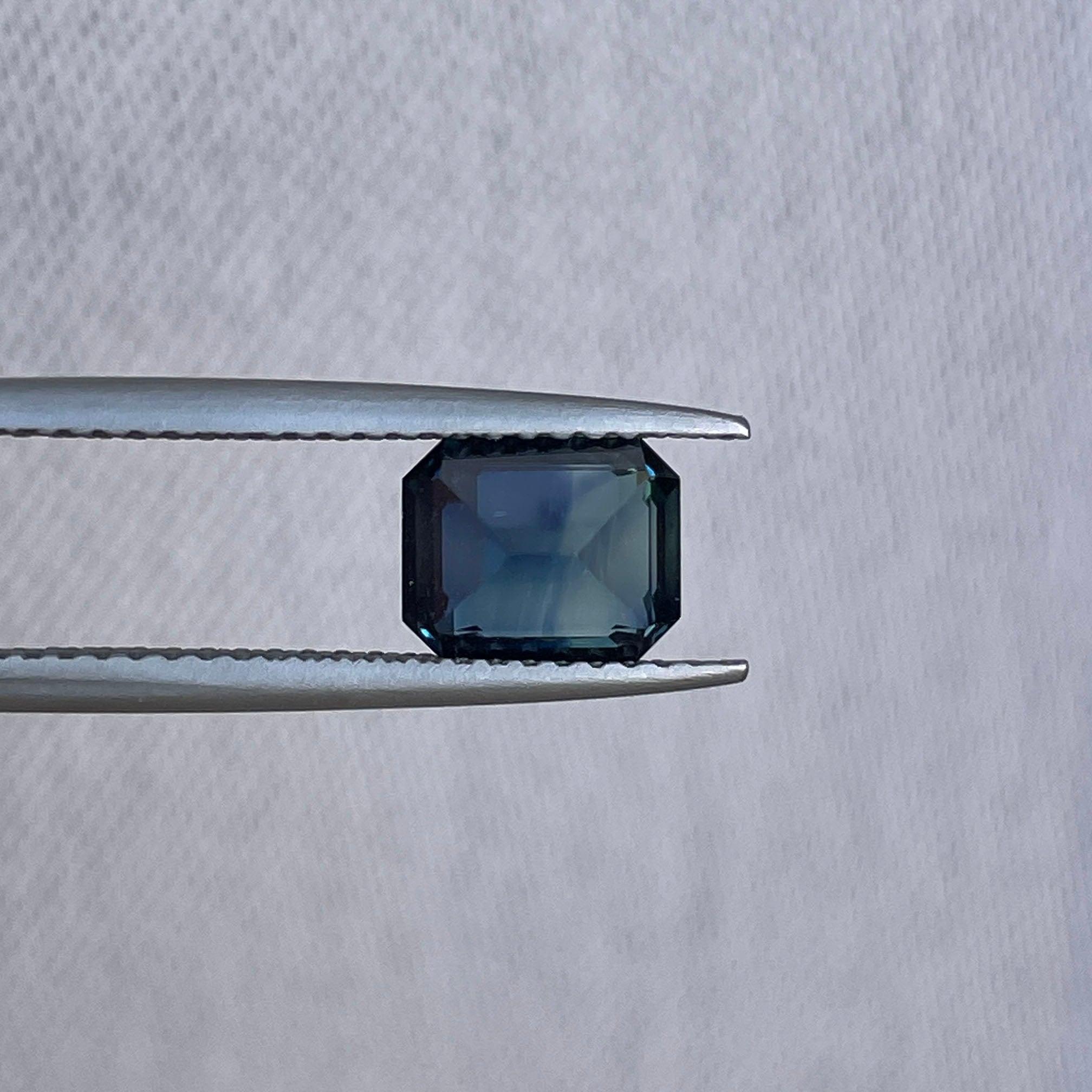 bluish green sapphire precious stone