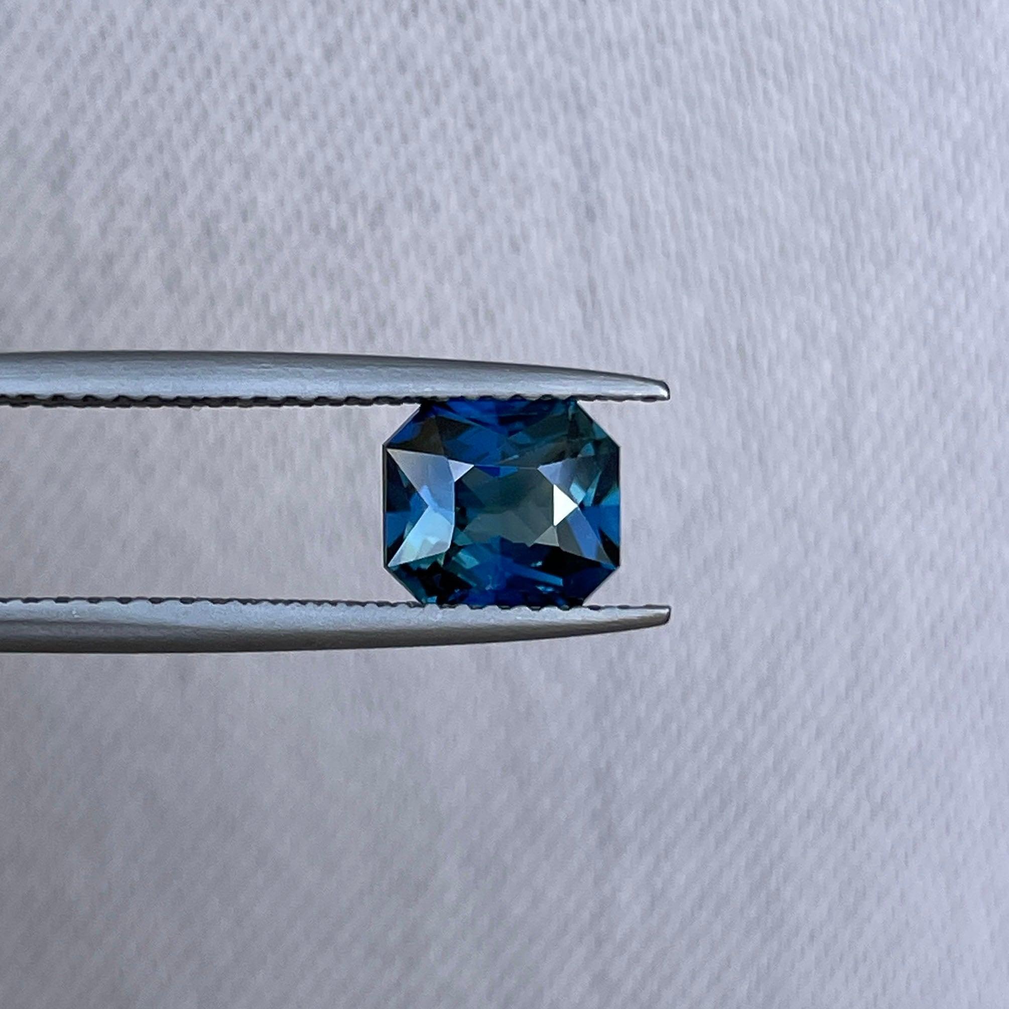 bluish green sapphire precious stone