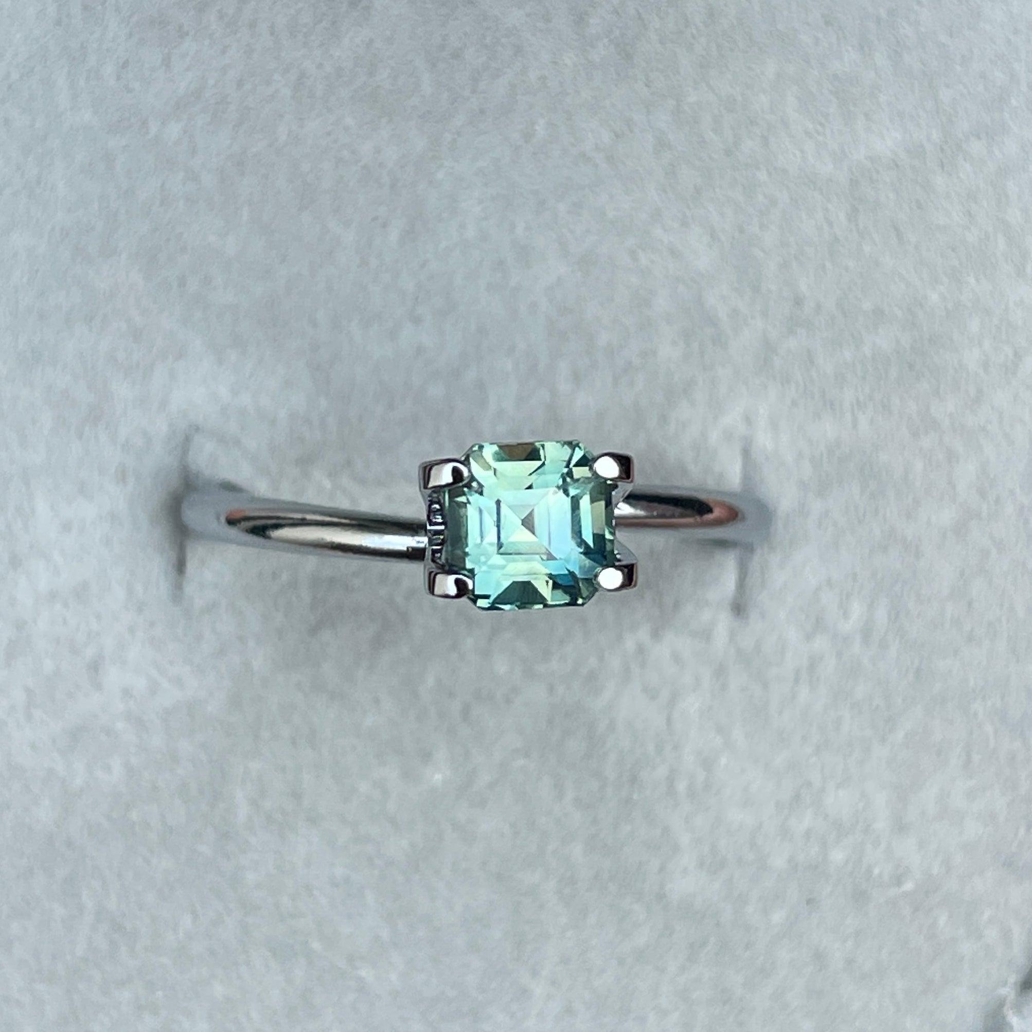 bluish green sapphire precious stone