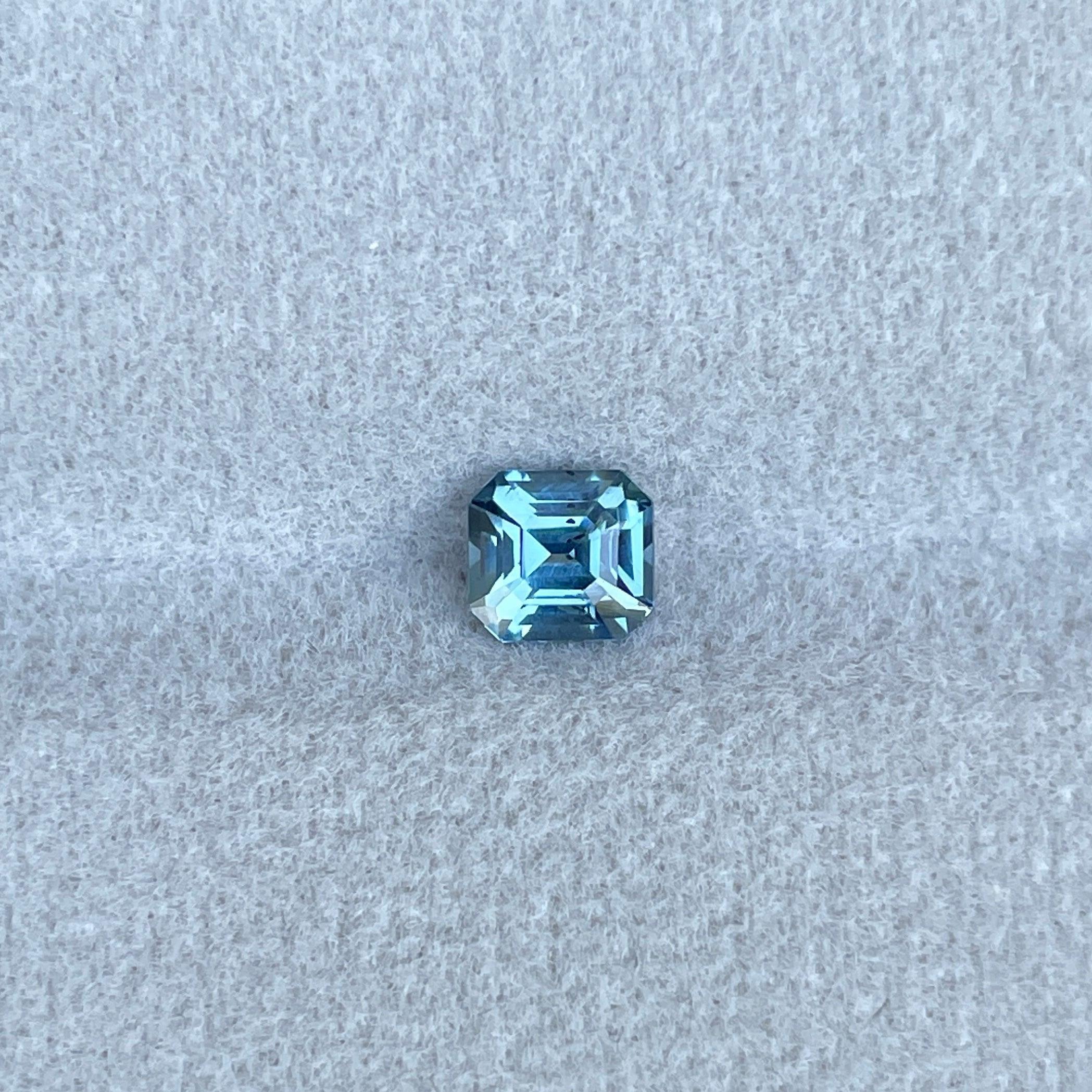 bluish green sapphire precious stone