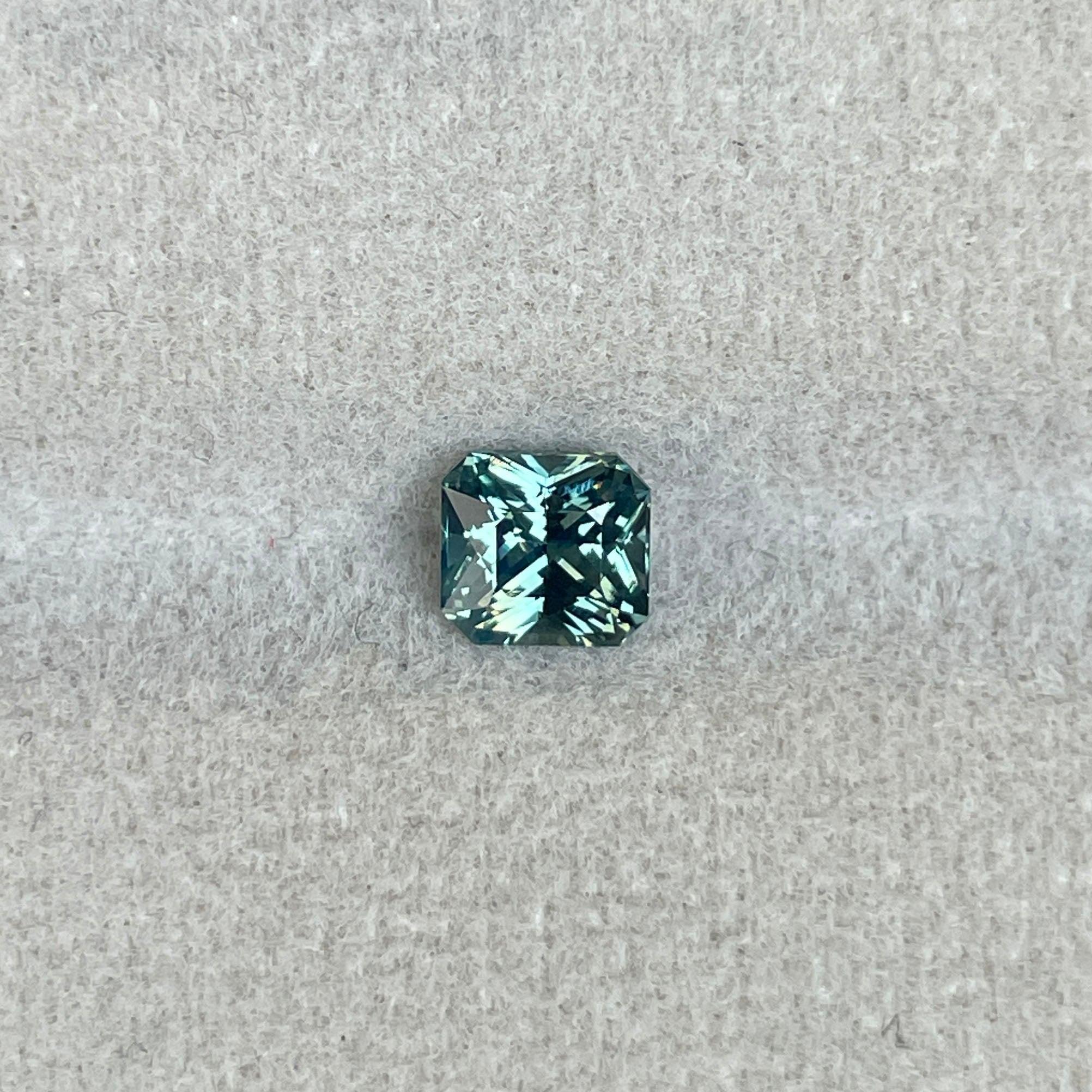 bluish green sapphire september birthstone