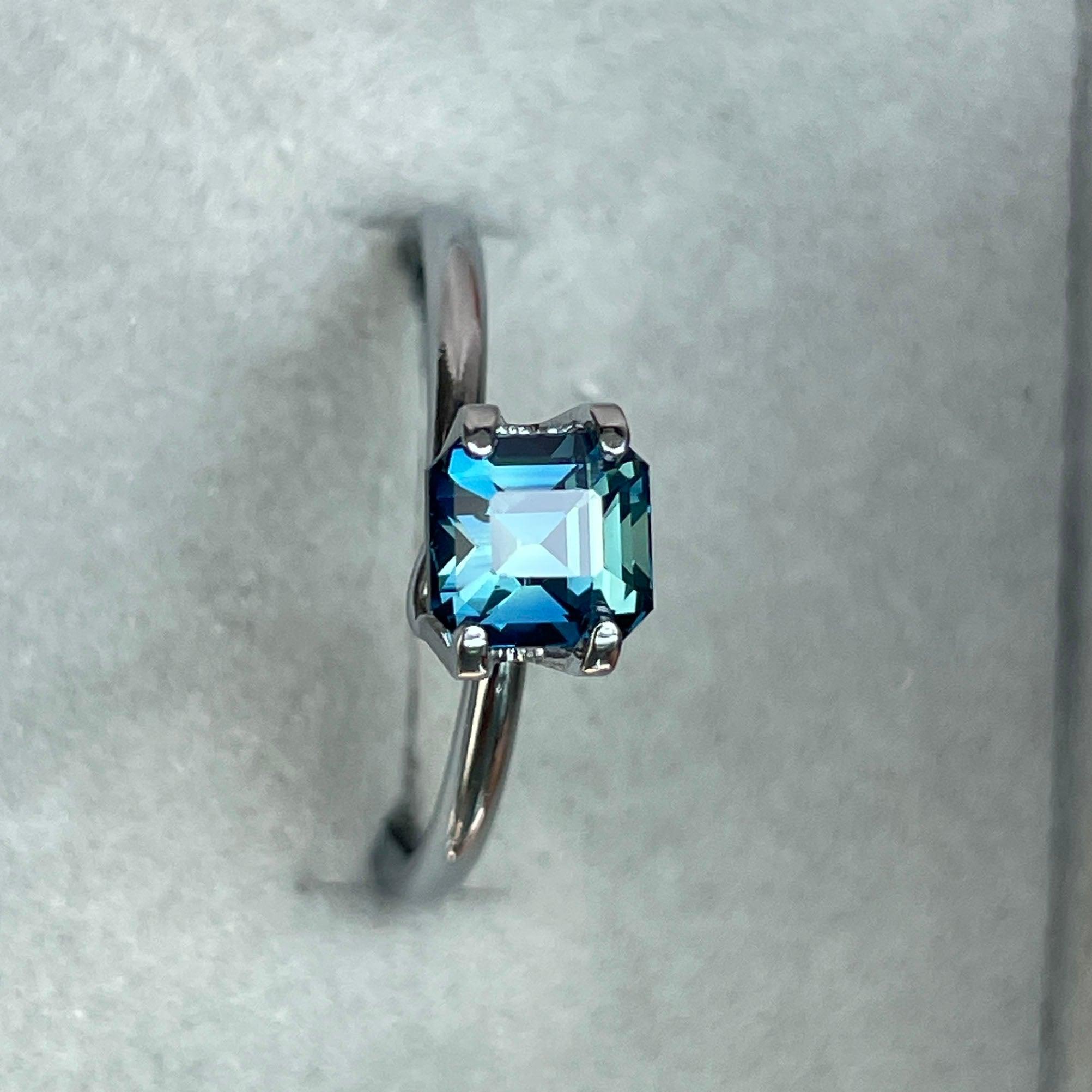 bluish green sapphire september birthstone