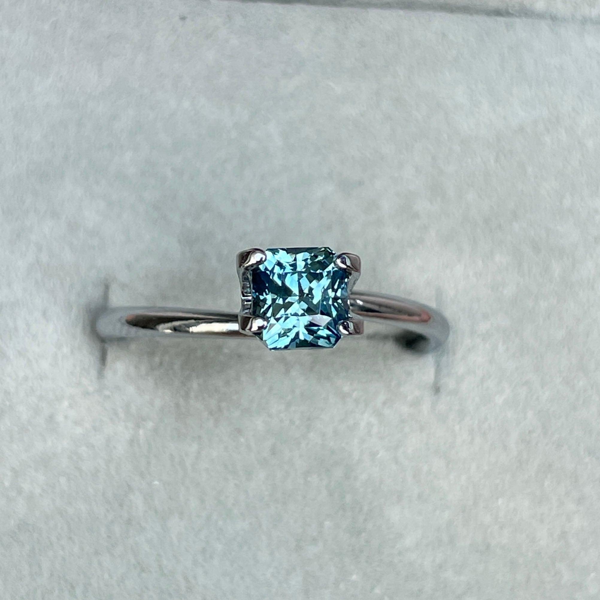 bluish green sapphire september birthstone