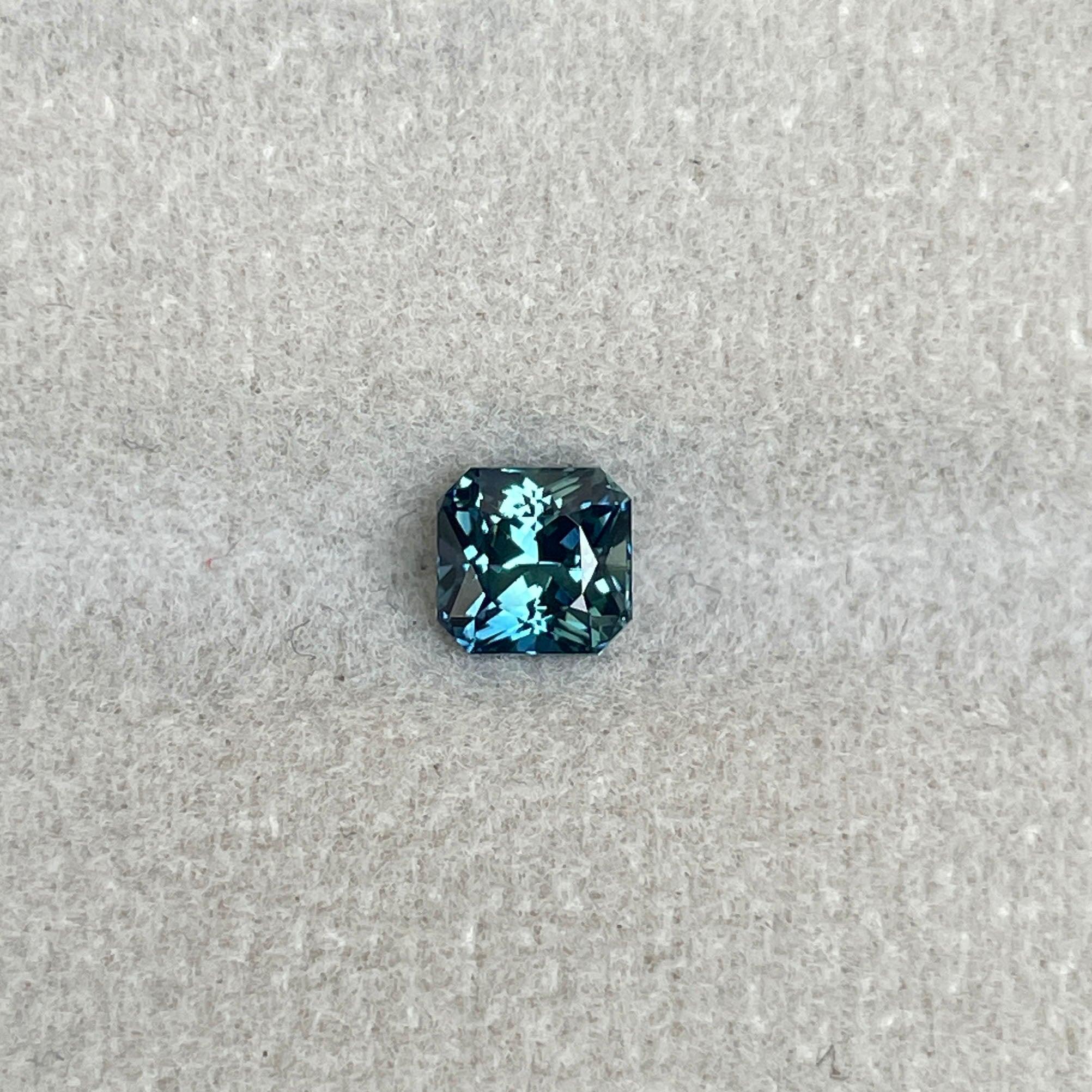 bluish green sapphire september birthstone