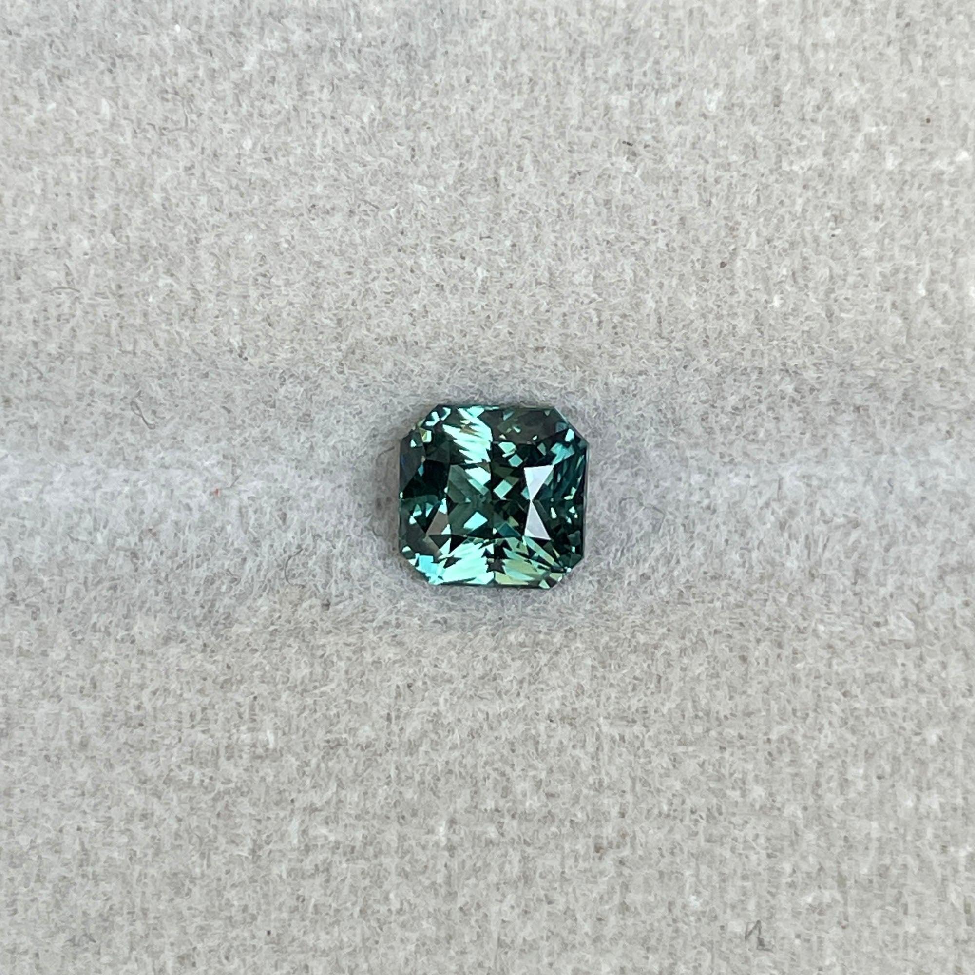 bluish green sapphire september birthstone