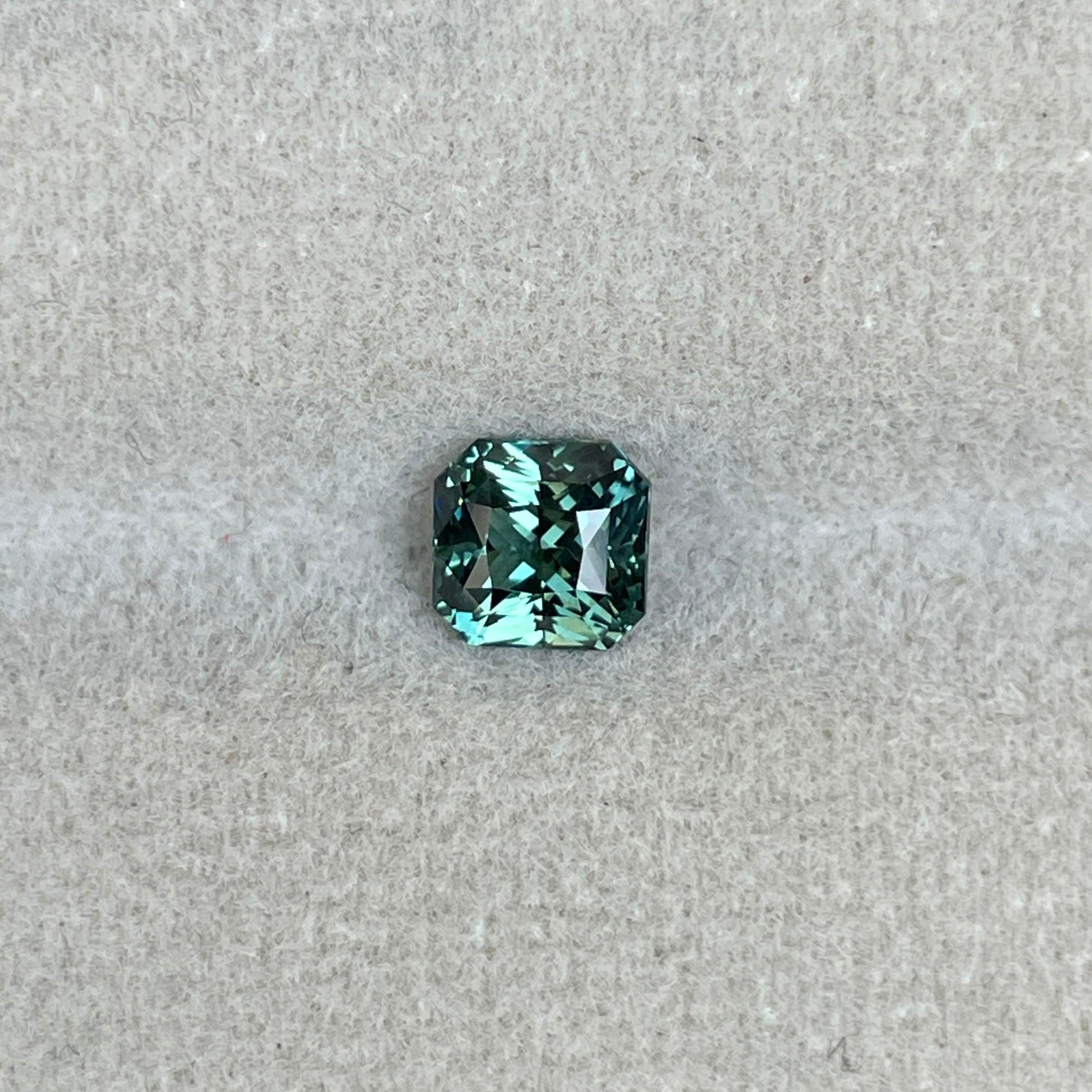 bluish green sapphire september birthstone