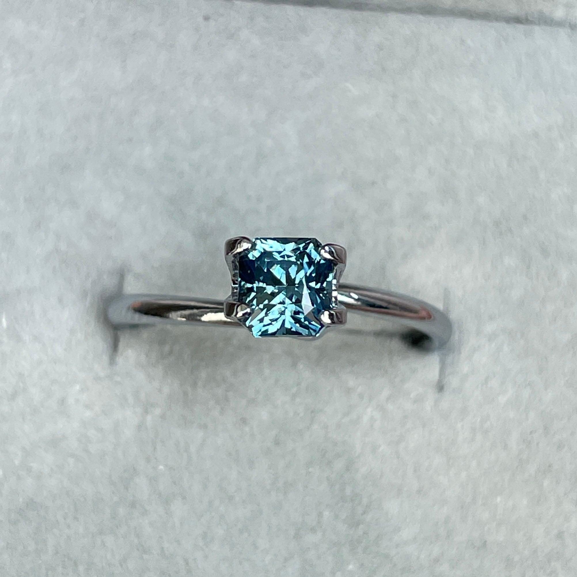 bluish green sapphire september birthstone