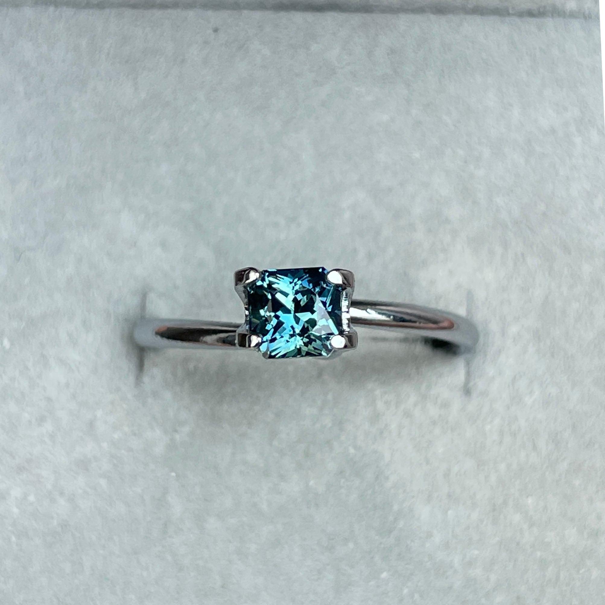 bluish green sapphire september birthstone