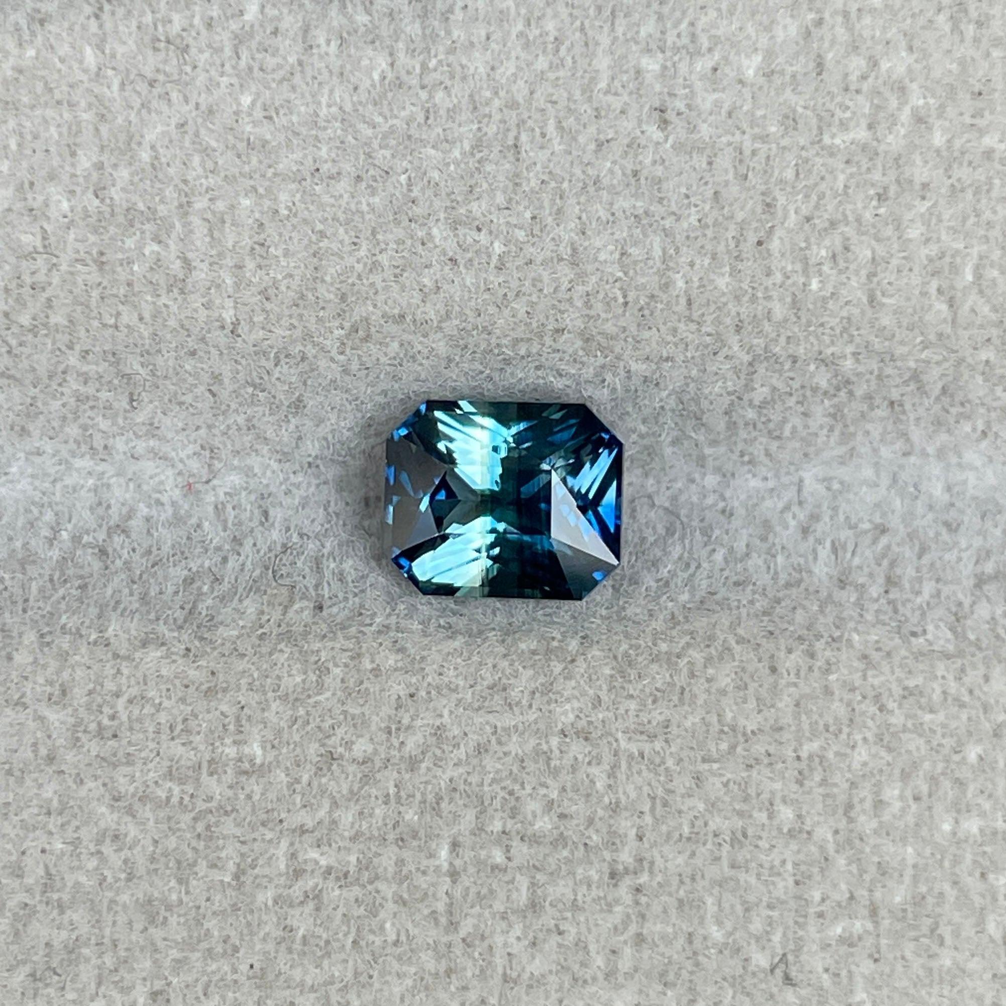 bluish green sapphire september birthstone