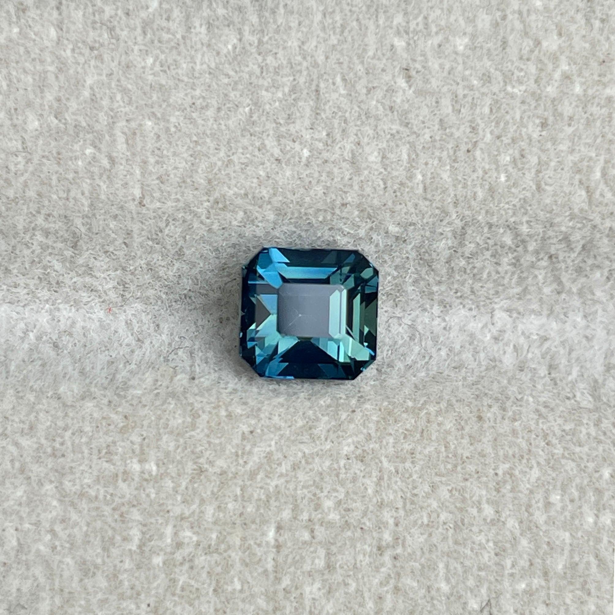bluish green sapphire september birthstone