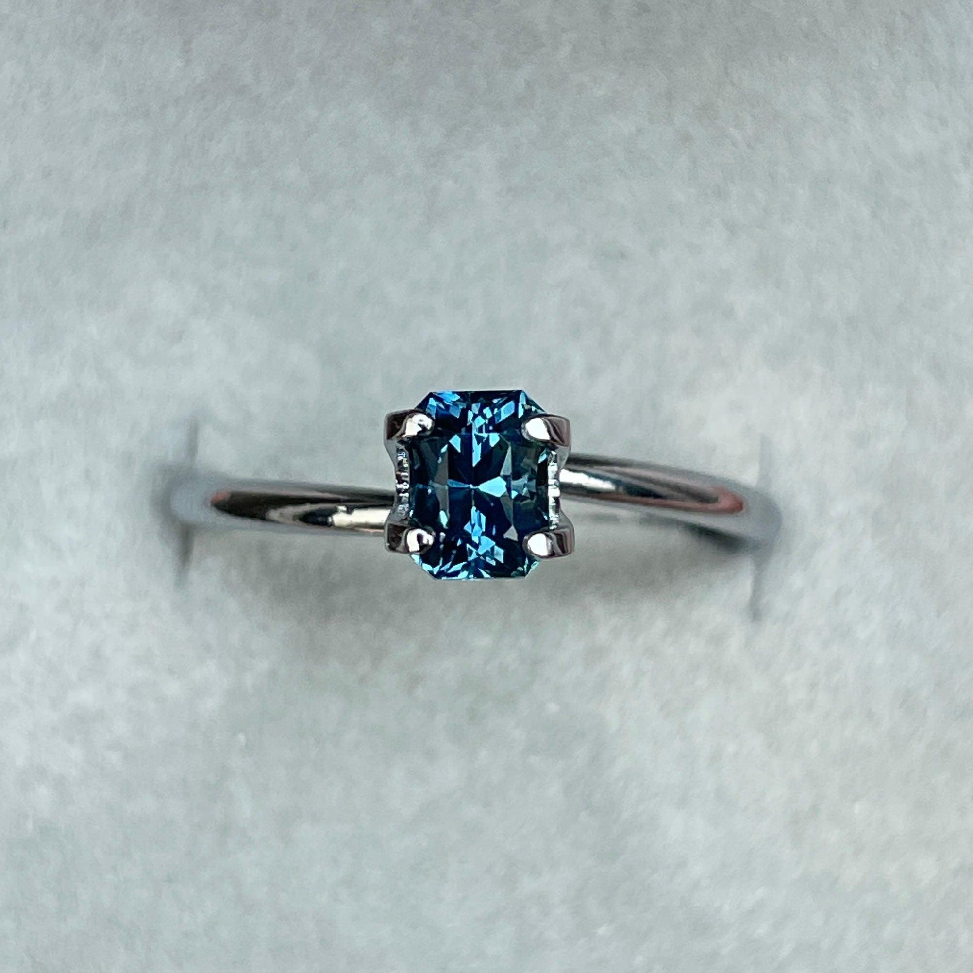 bluish green sapphire september birthstone