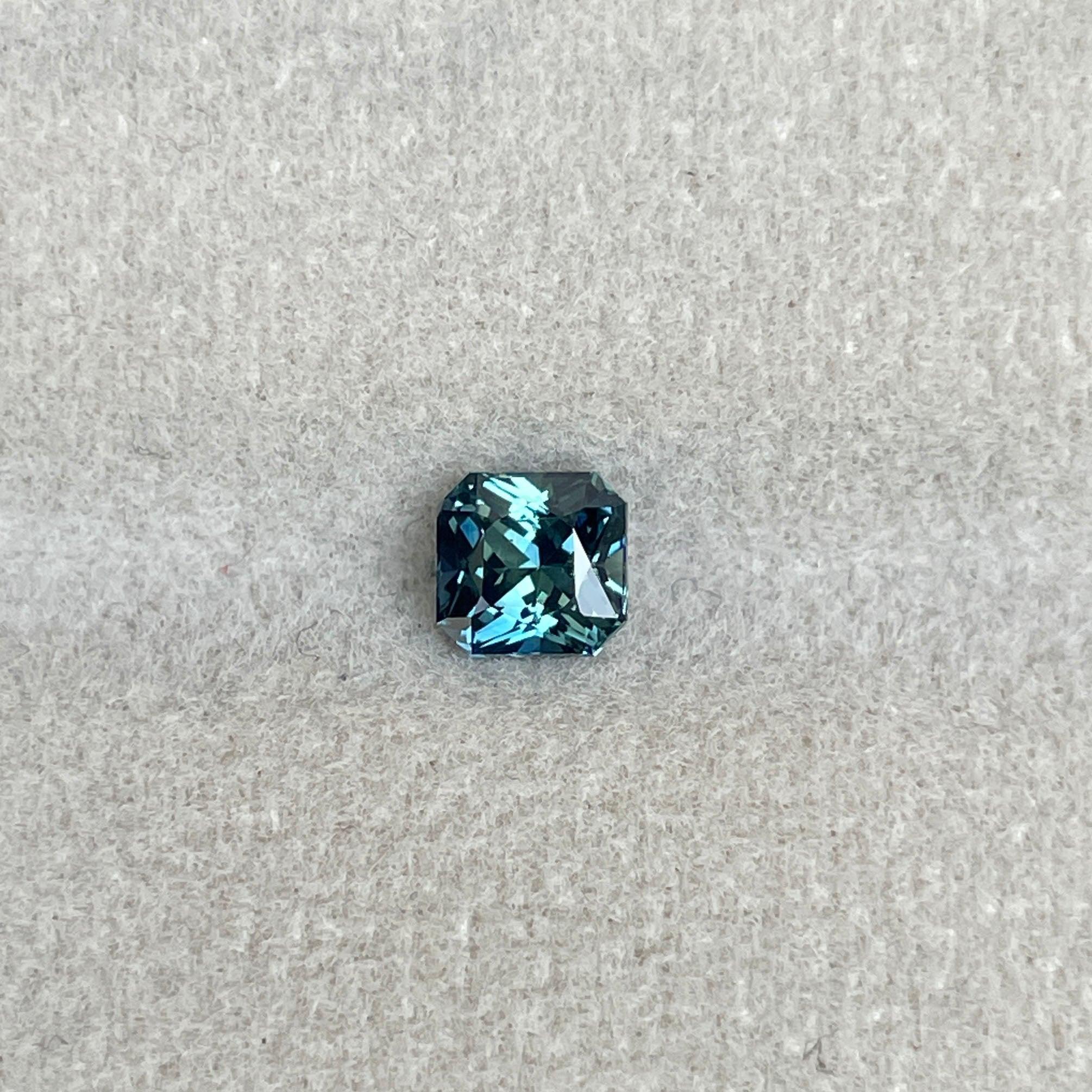 bluish green sapphire september birthstone
