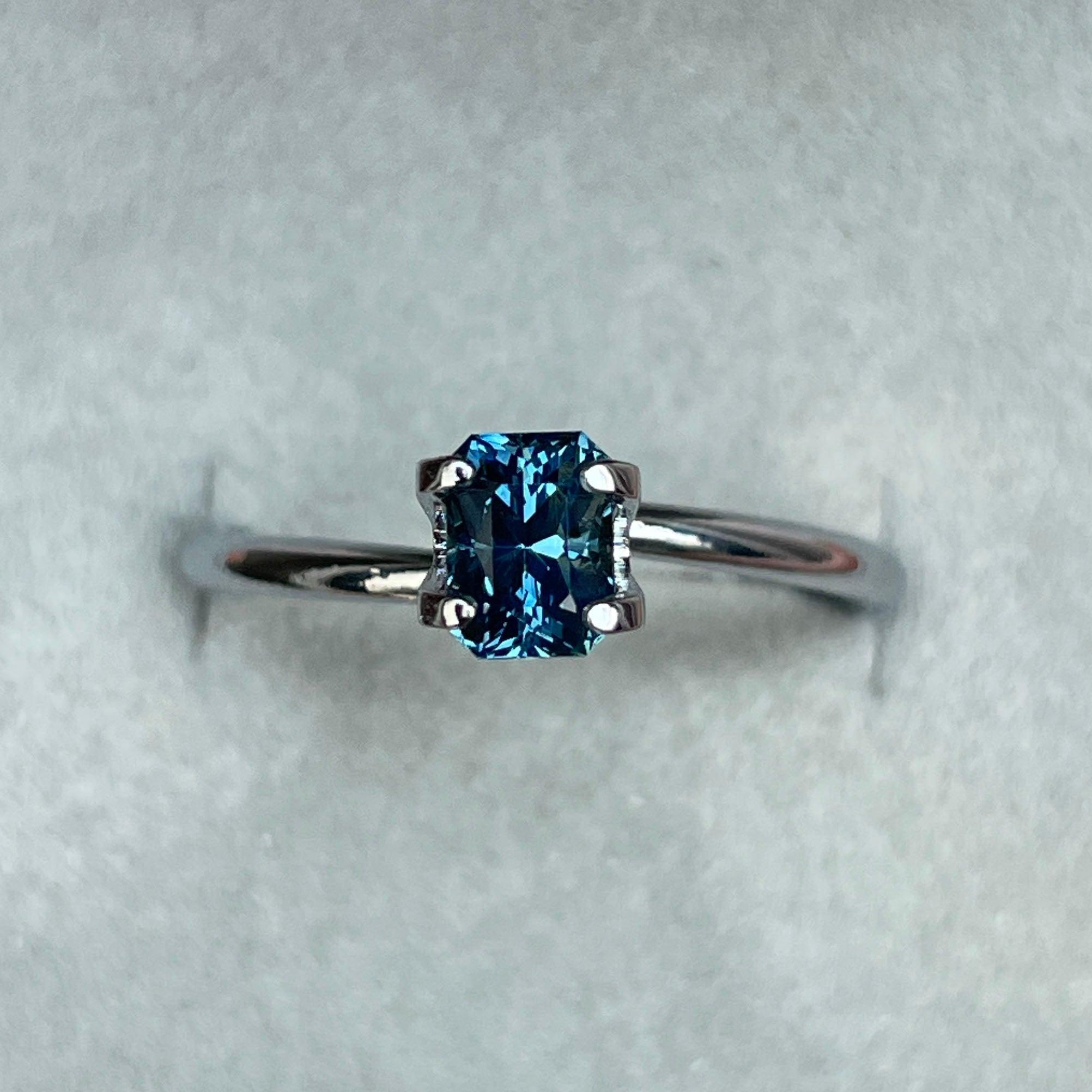 bluish green sapphire september birthstone