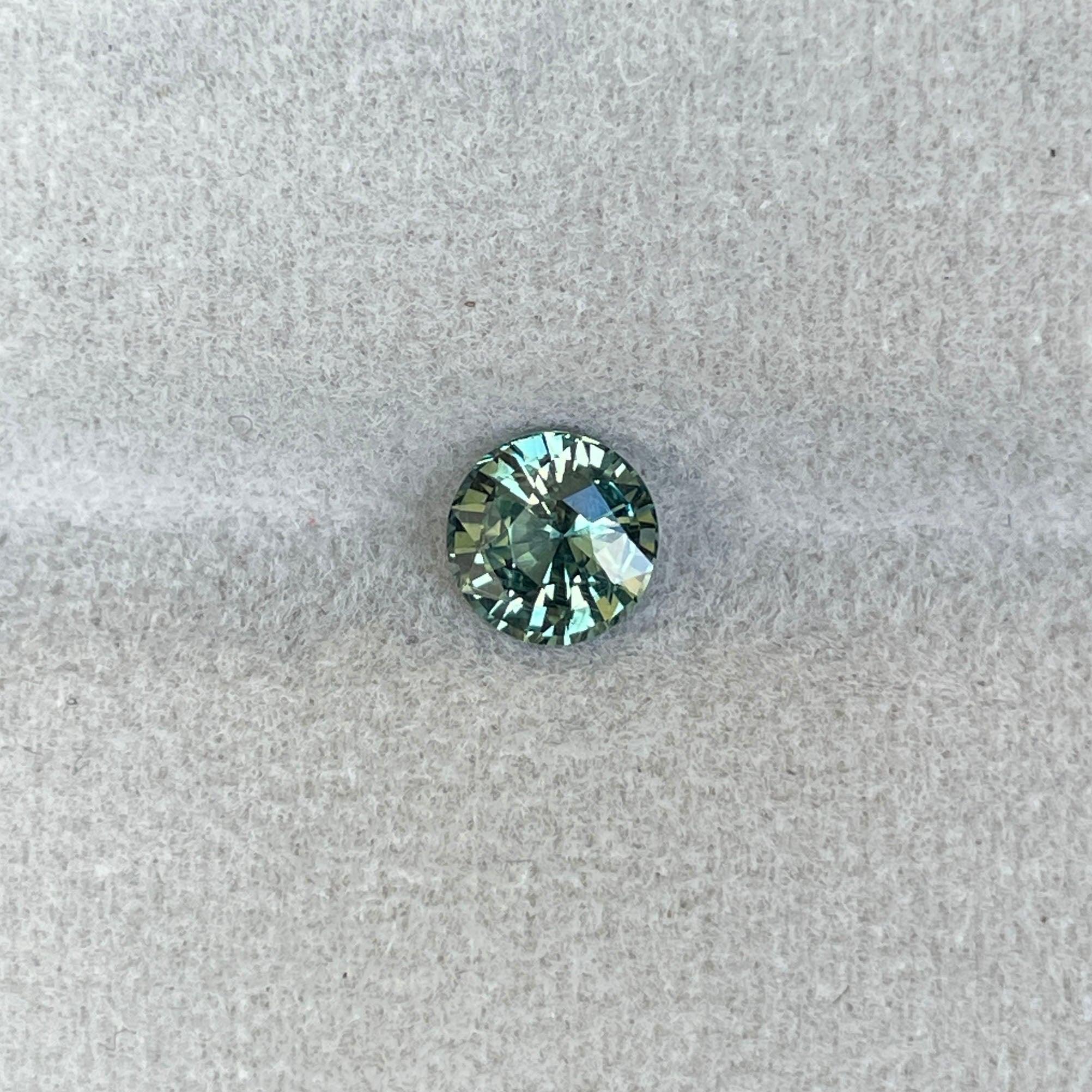 green sapphire loose gemstone 