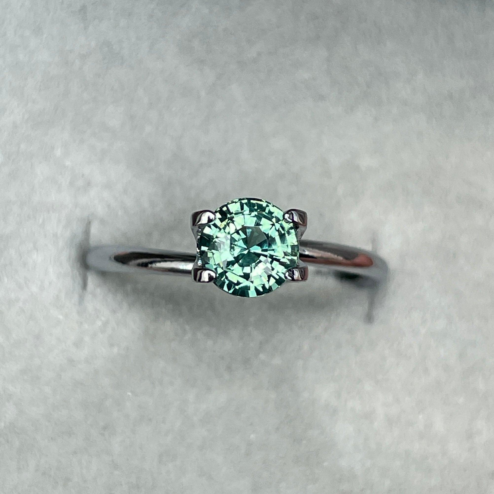 green sapphire loose gemstone 