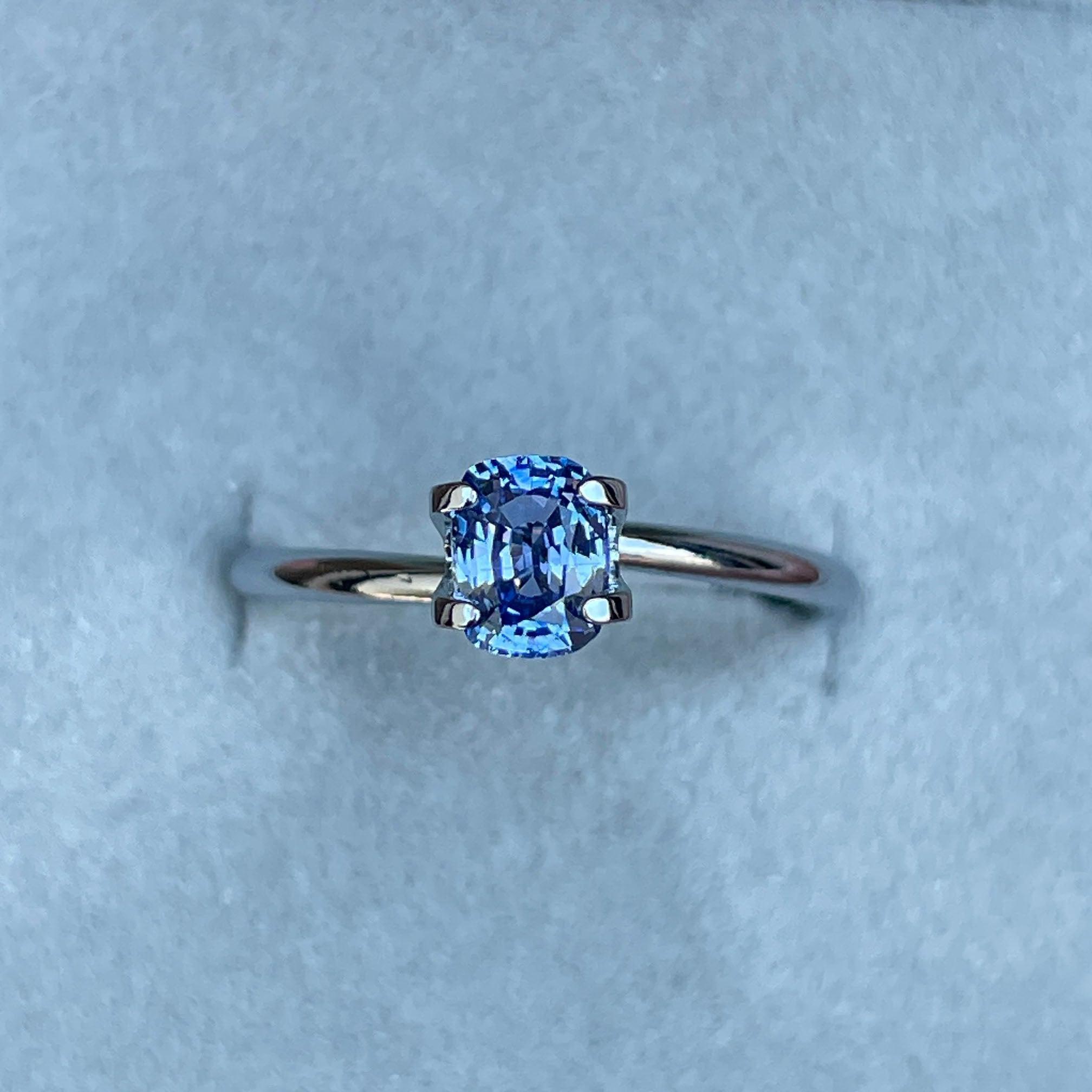 light blue colored gemstones