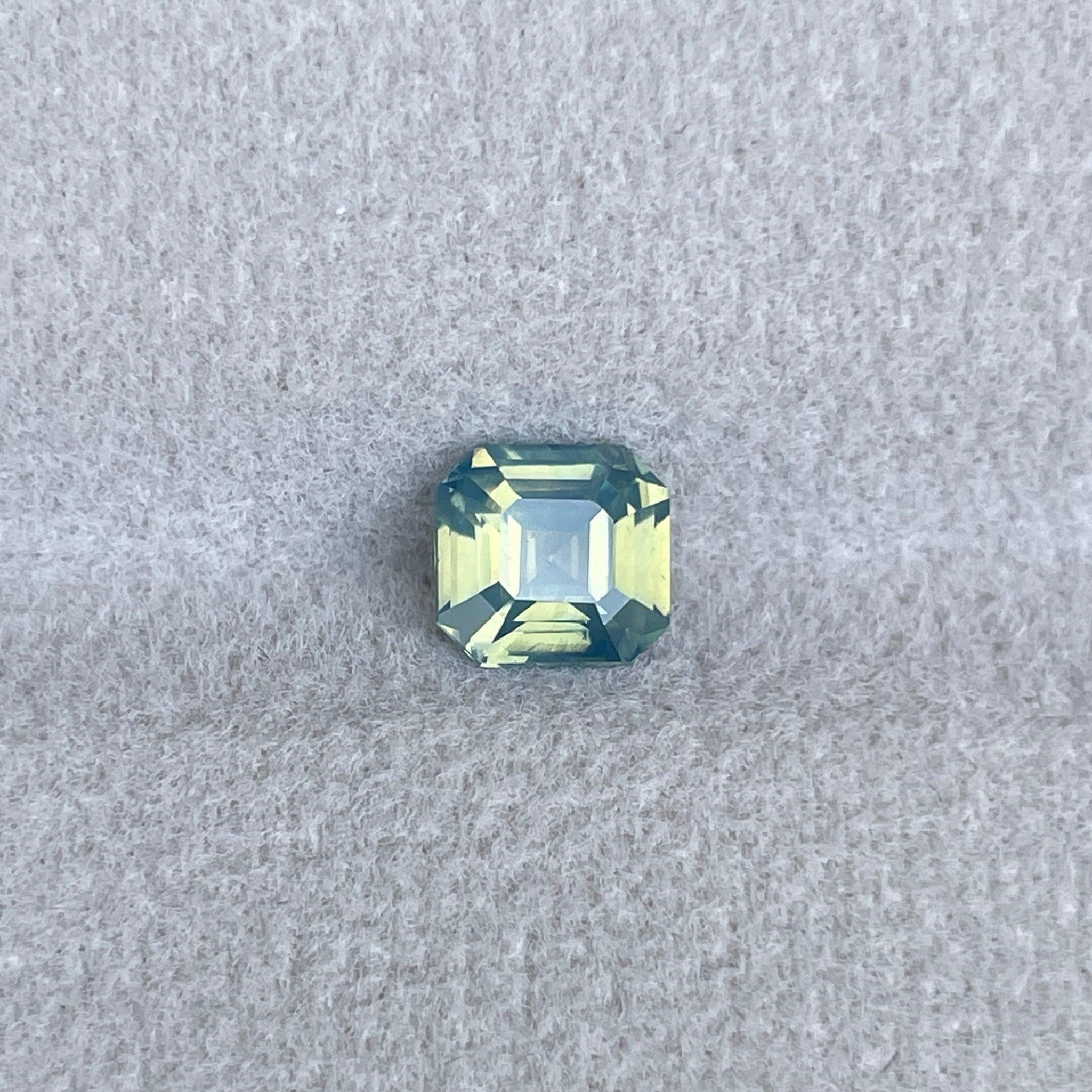 light green sapphire gemstone
