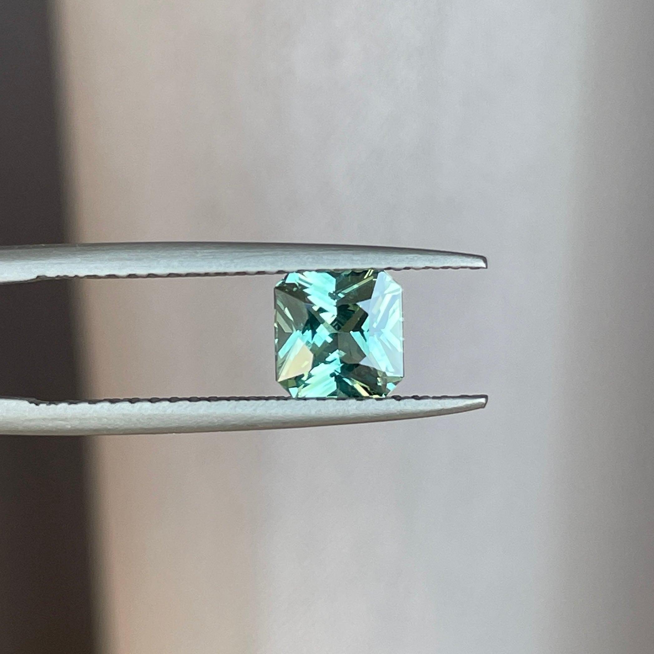 light green sapphire gemstone
